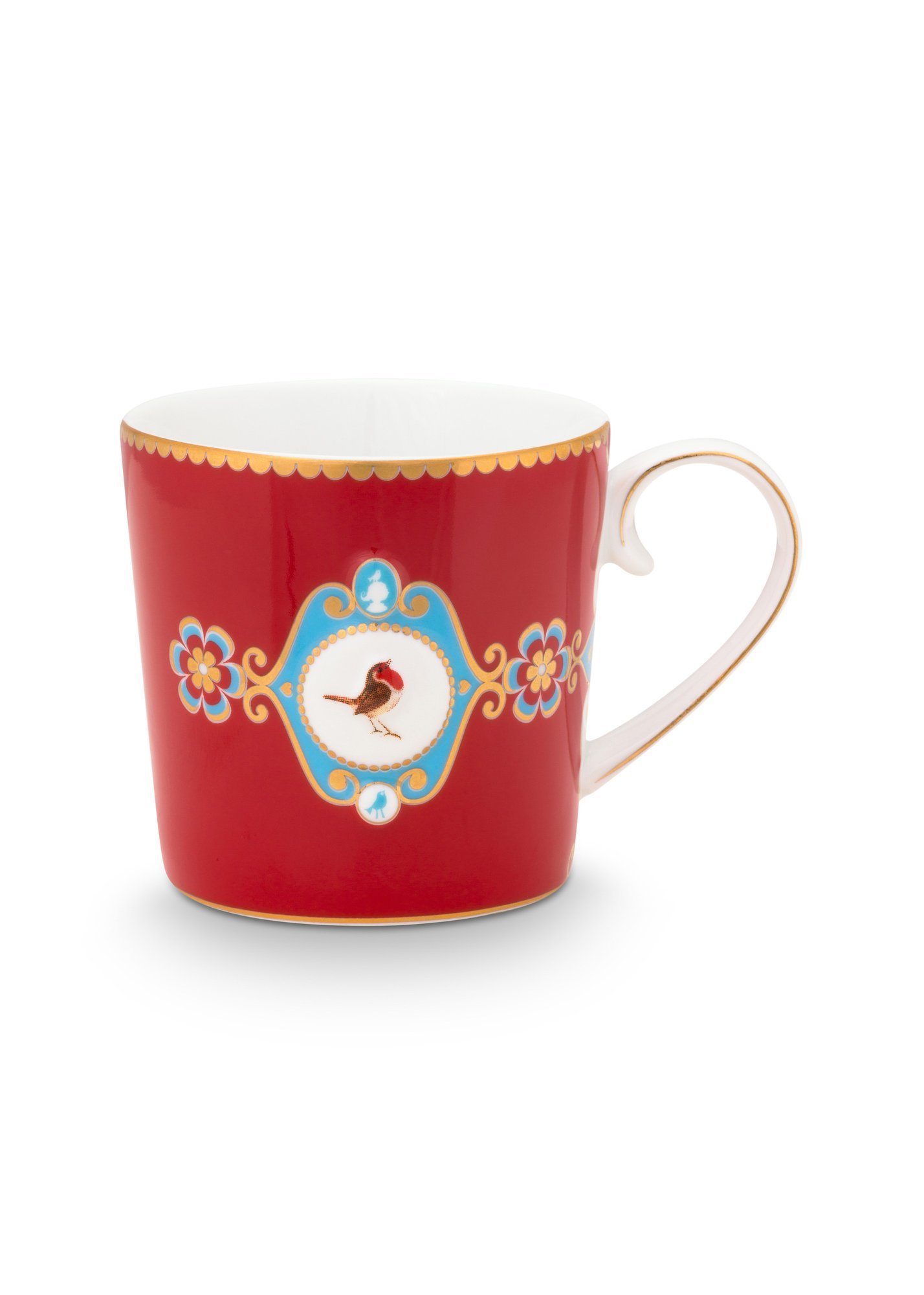 Набор кружек маленьких (2 шт.) Love Birds Medallion Red ракурс 4