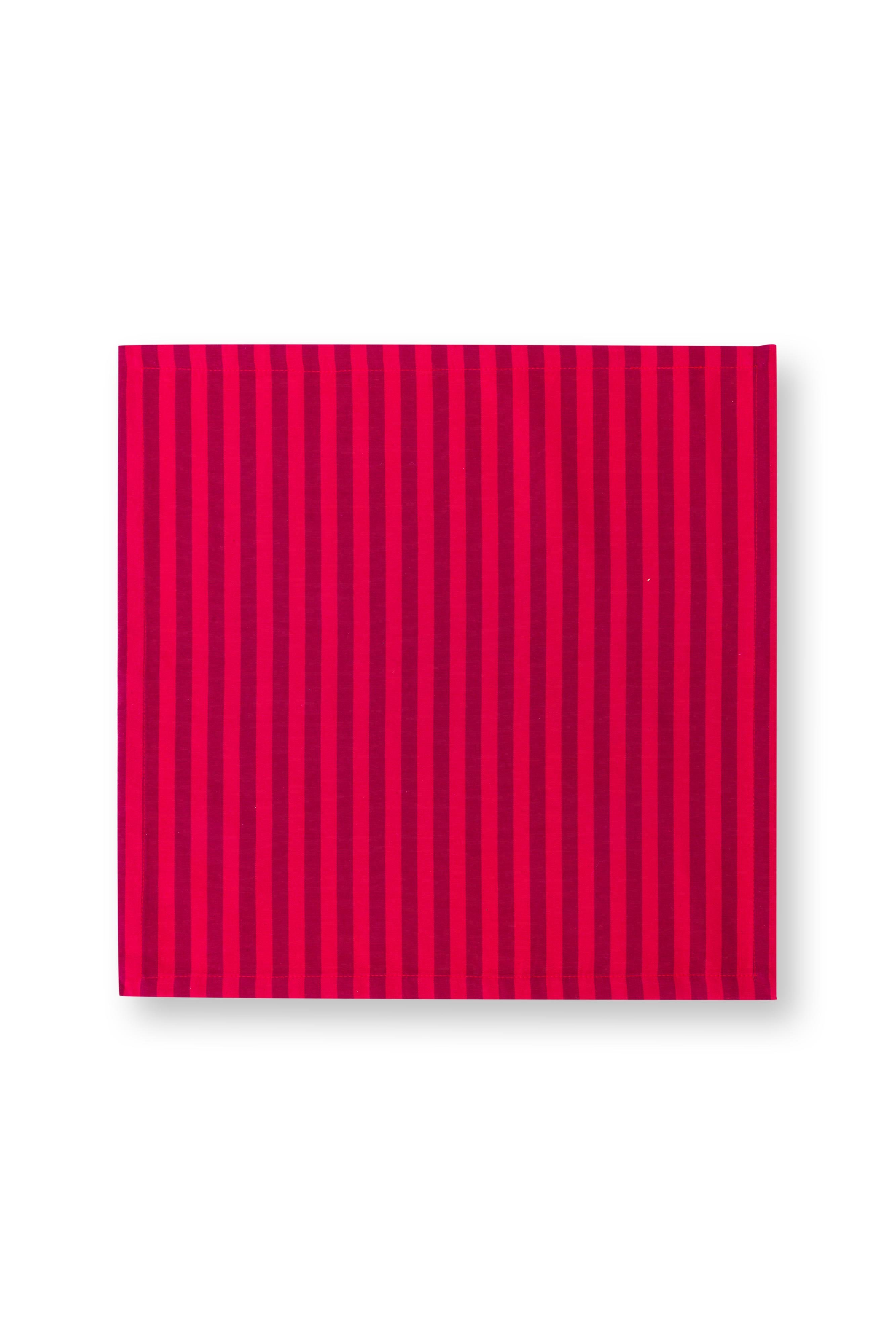 Набор (4 шт.) салфеток сервировочных Stripes Red ракурс 2