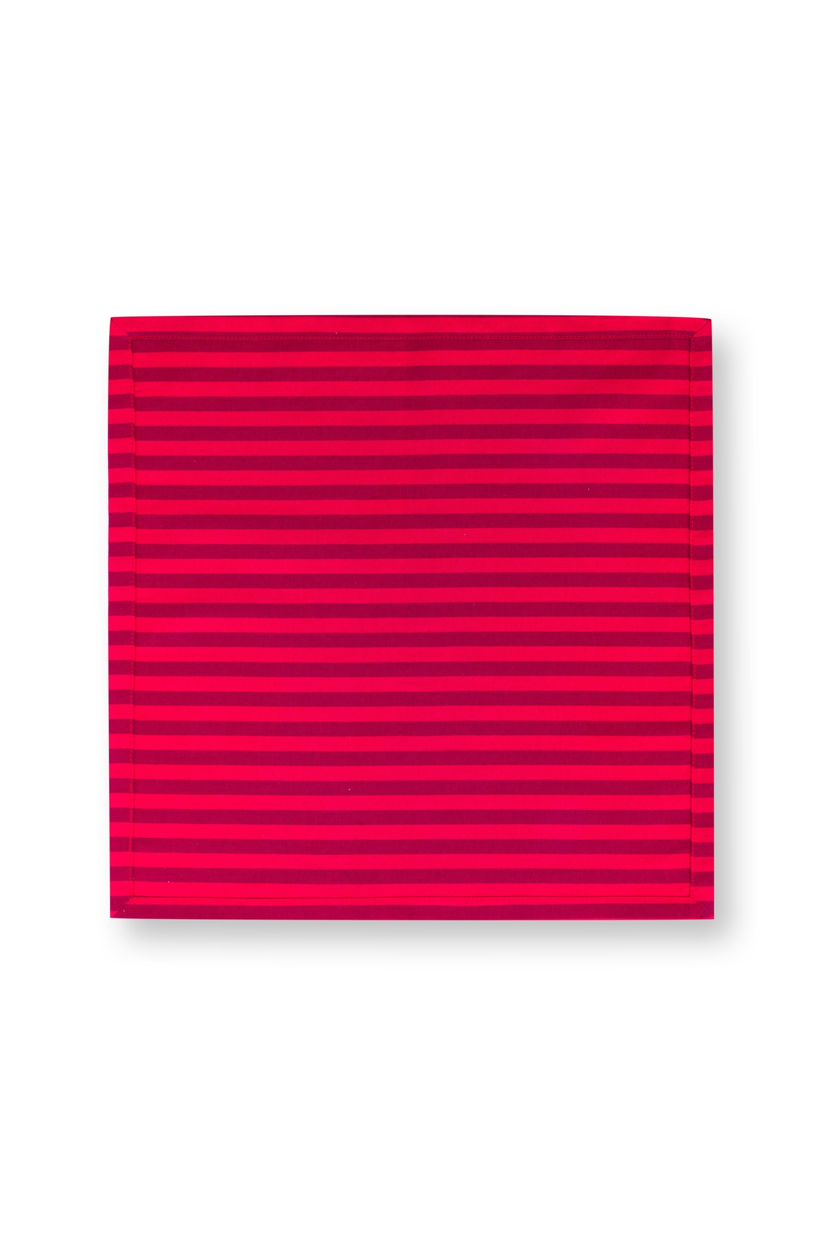 Набор (4 шт.) салфеток сервировочных Stripes Red ракурс 3