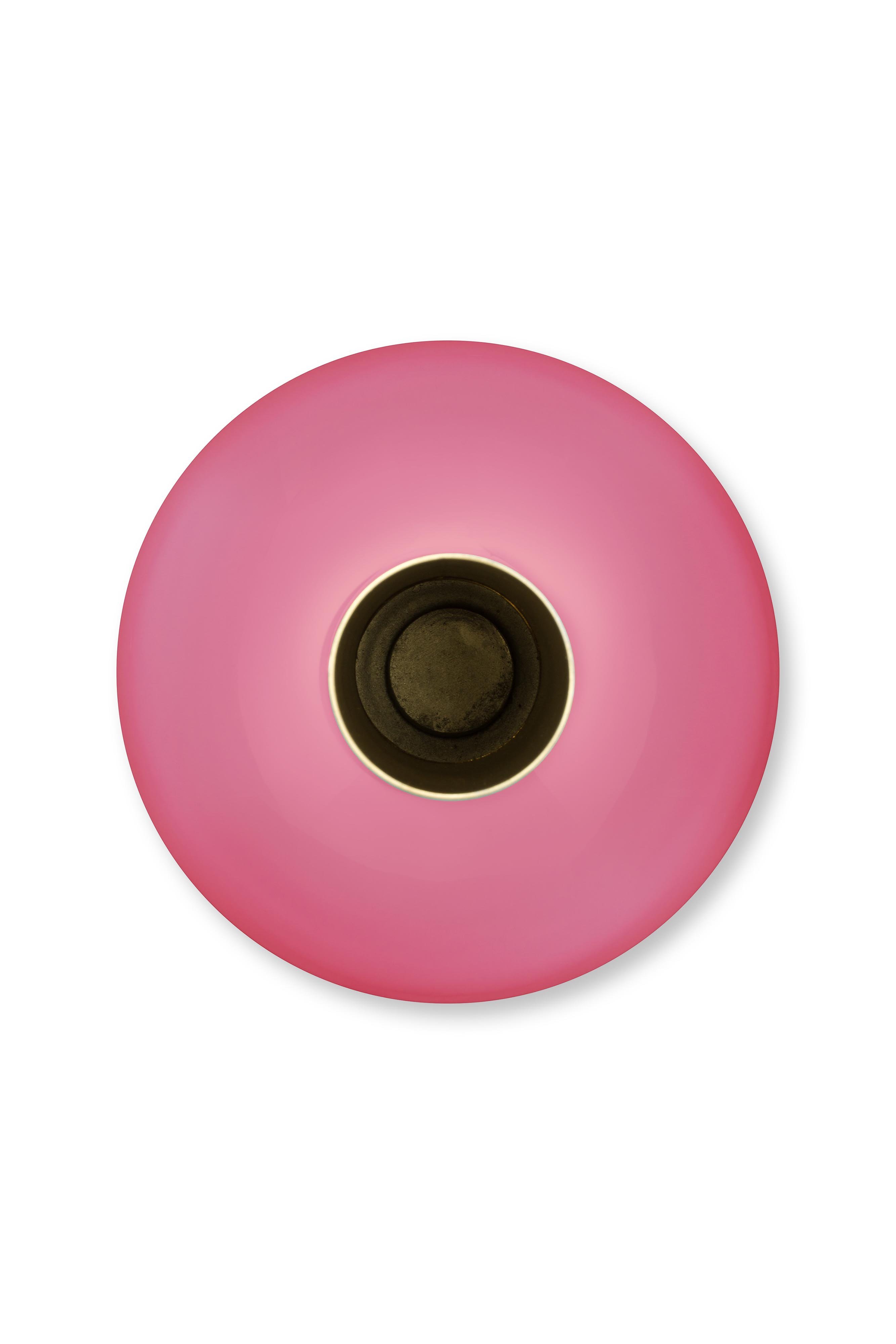 Ваза Metal Medium Pink, 19х33 см ракурс 3