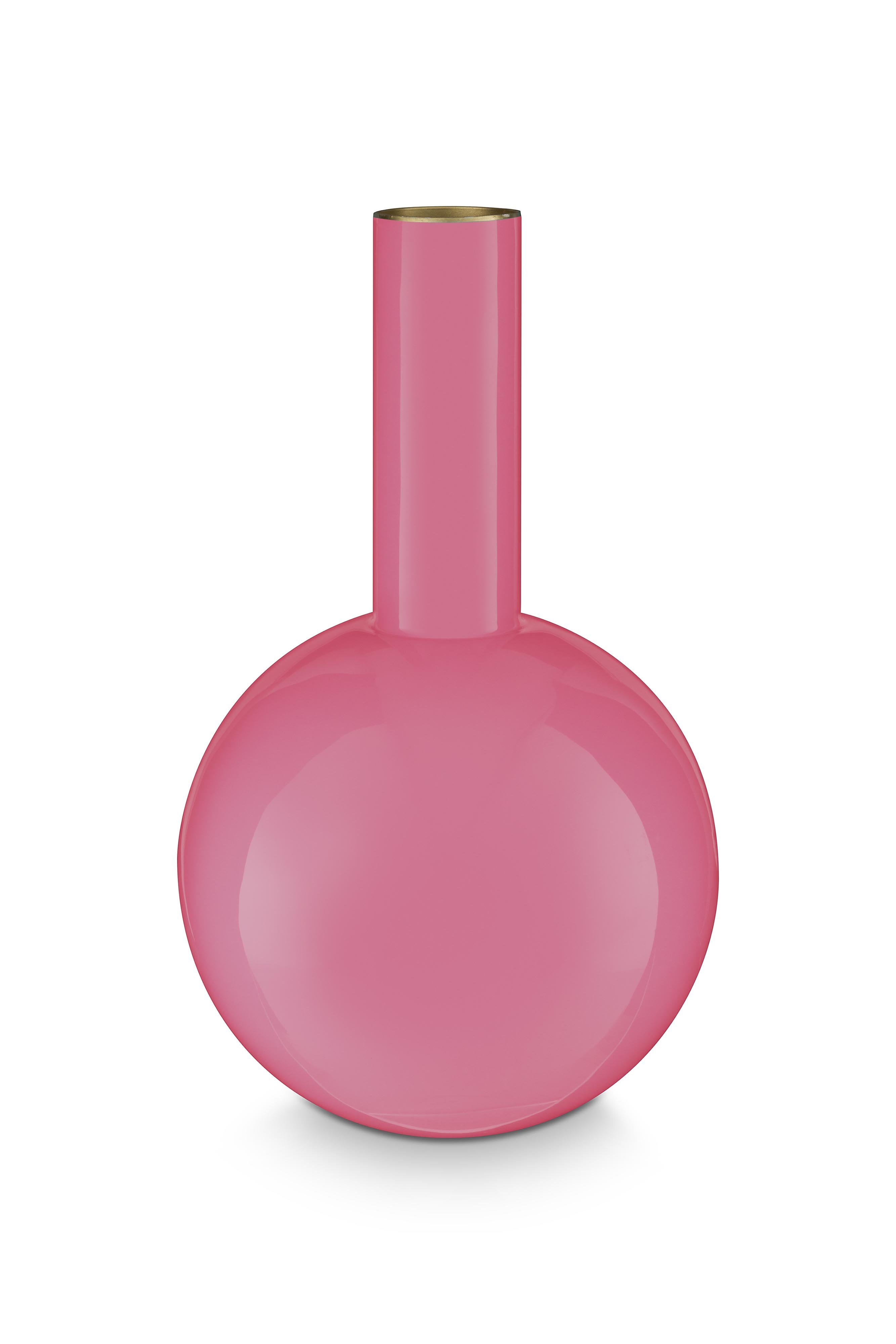 Ваза Metal Medium Pink, 19х33 см ракурс 2