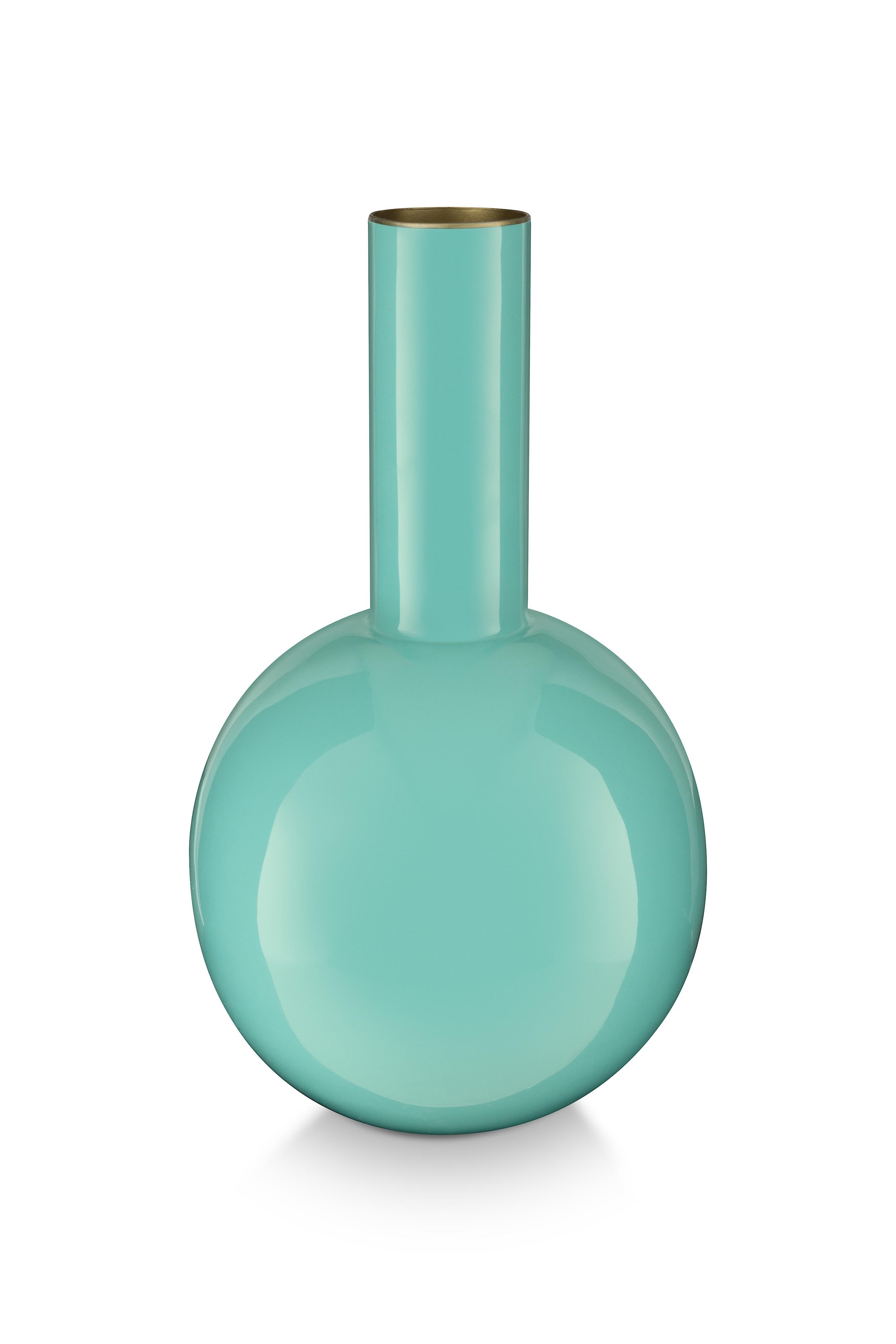 Ваза Metal Small Bright Blue, 15х26 см ракурс 2