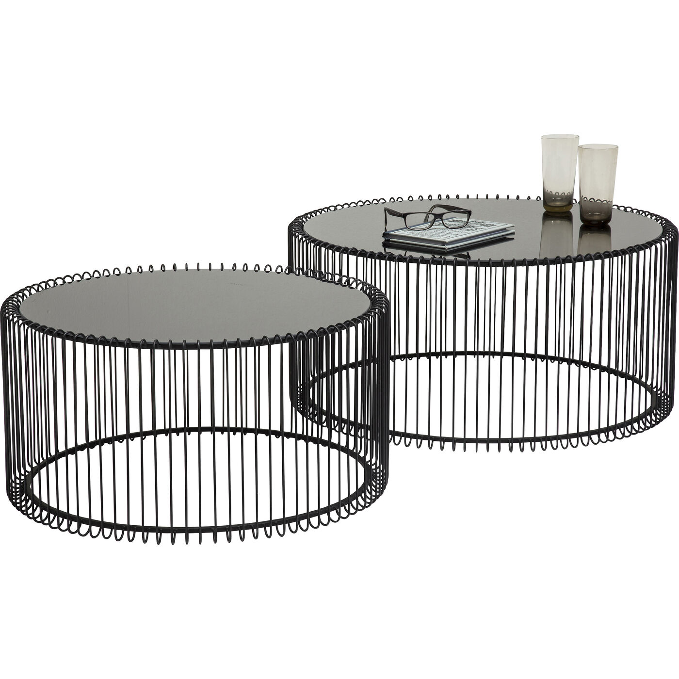 Стол кофейный Wire Black (2 шт.) ракурс 2