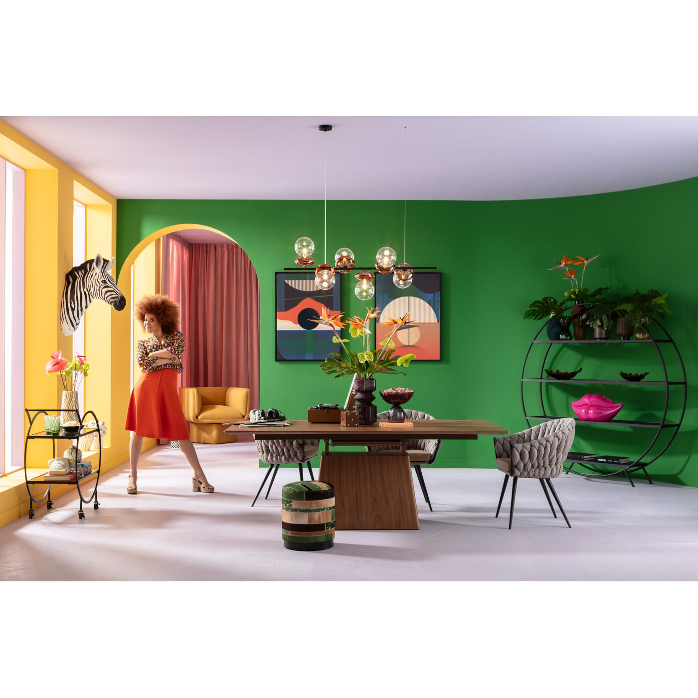 Стол сервировочный Loft Black ракурс 14