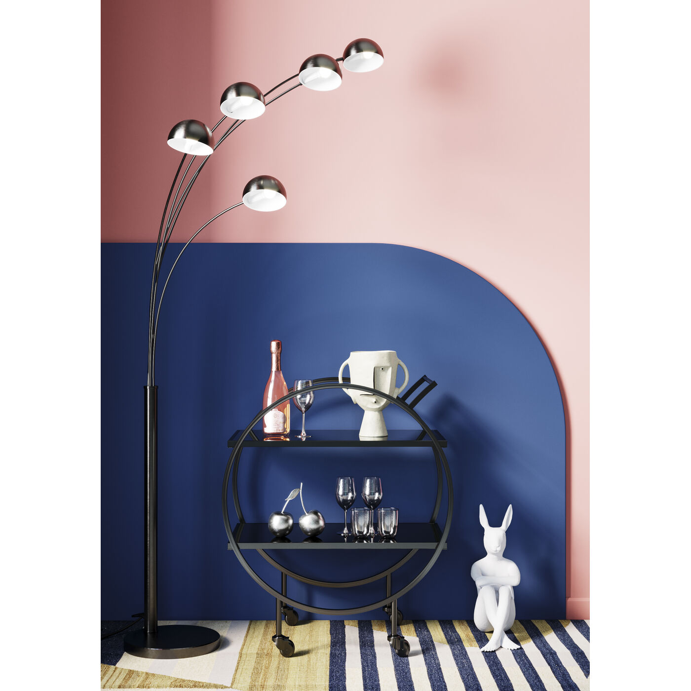 Стол сервировочный Loft Black ракурс 13