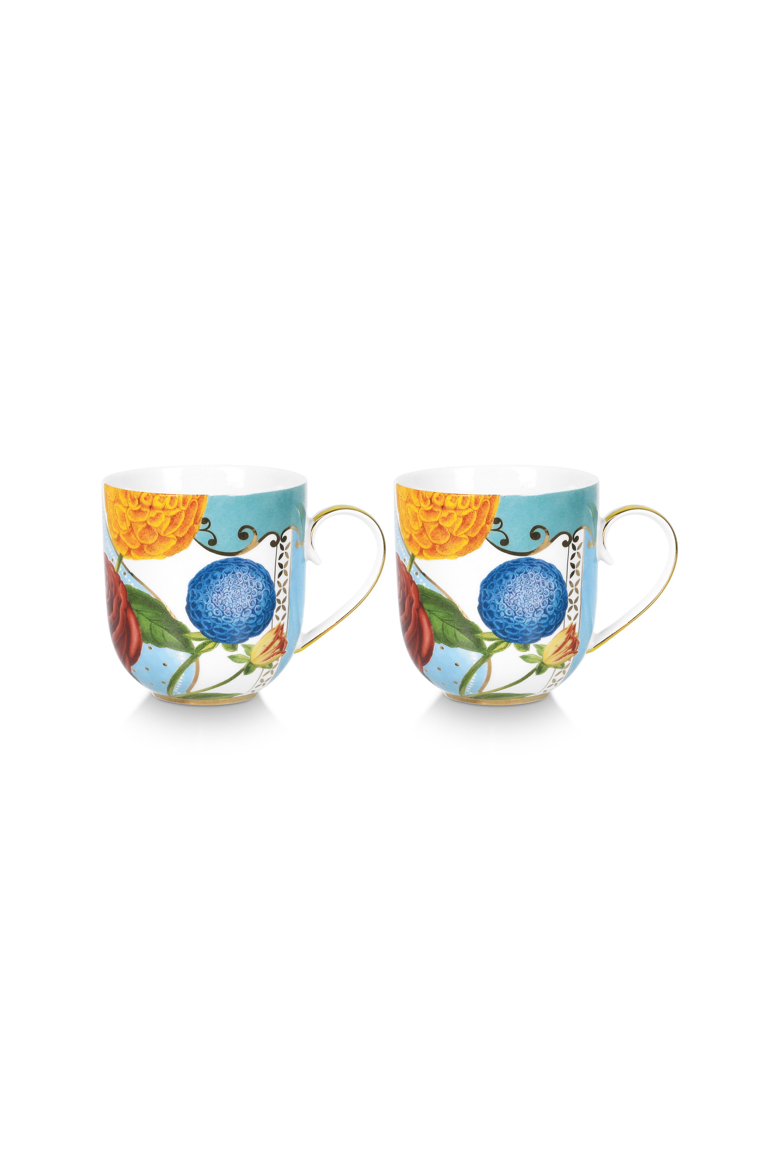 Набор кружек маленьких (2 шт.) Royal Flowers ракурс 3
