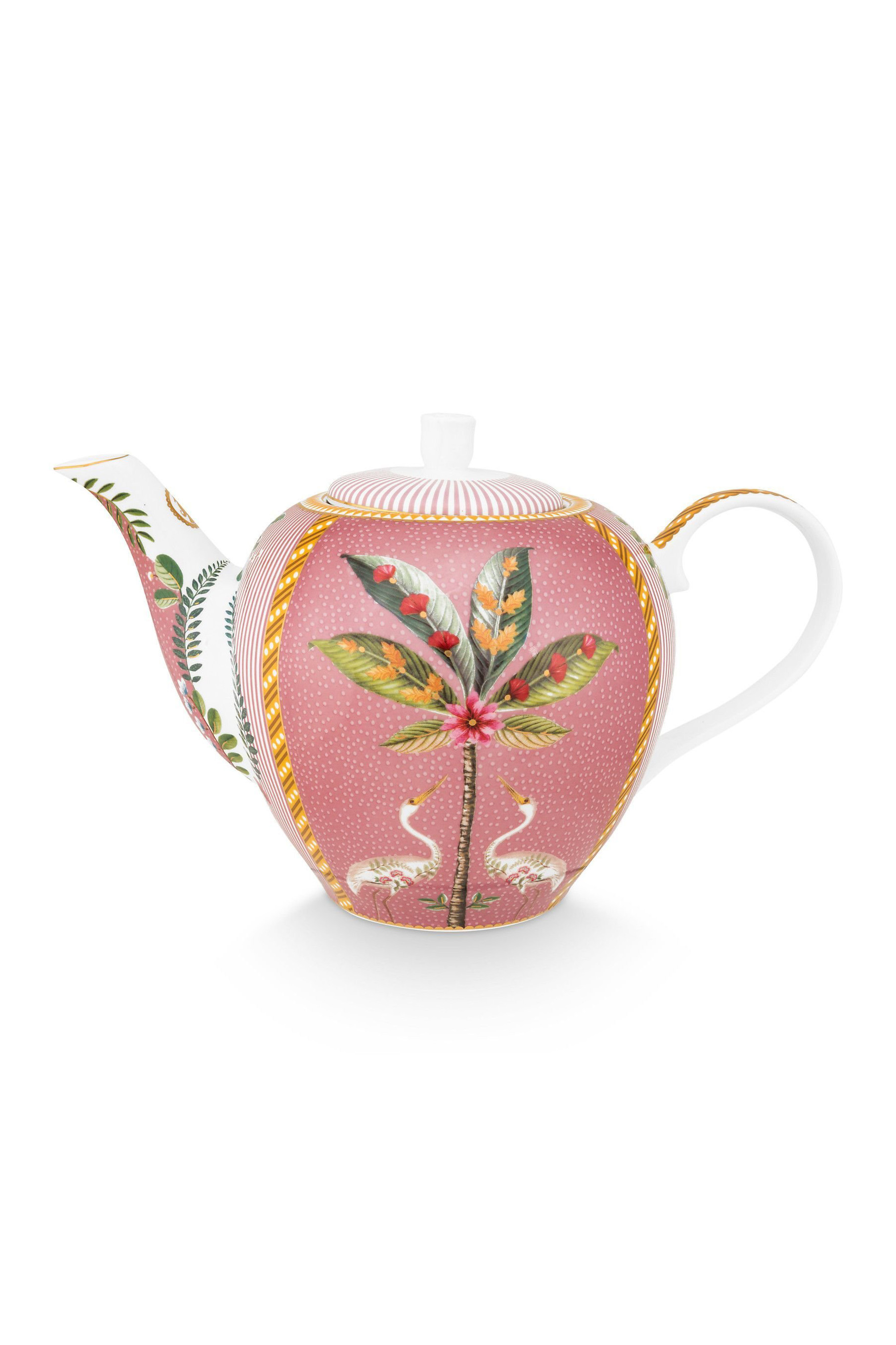 Чайник заварочный большой La Majorelle Pink ракурс 2