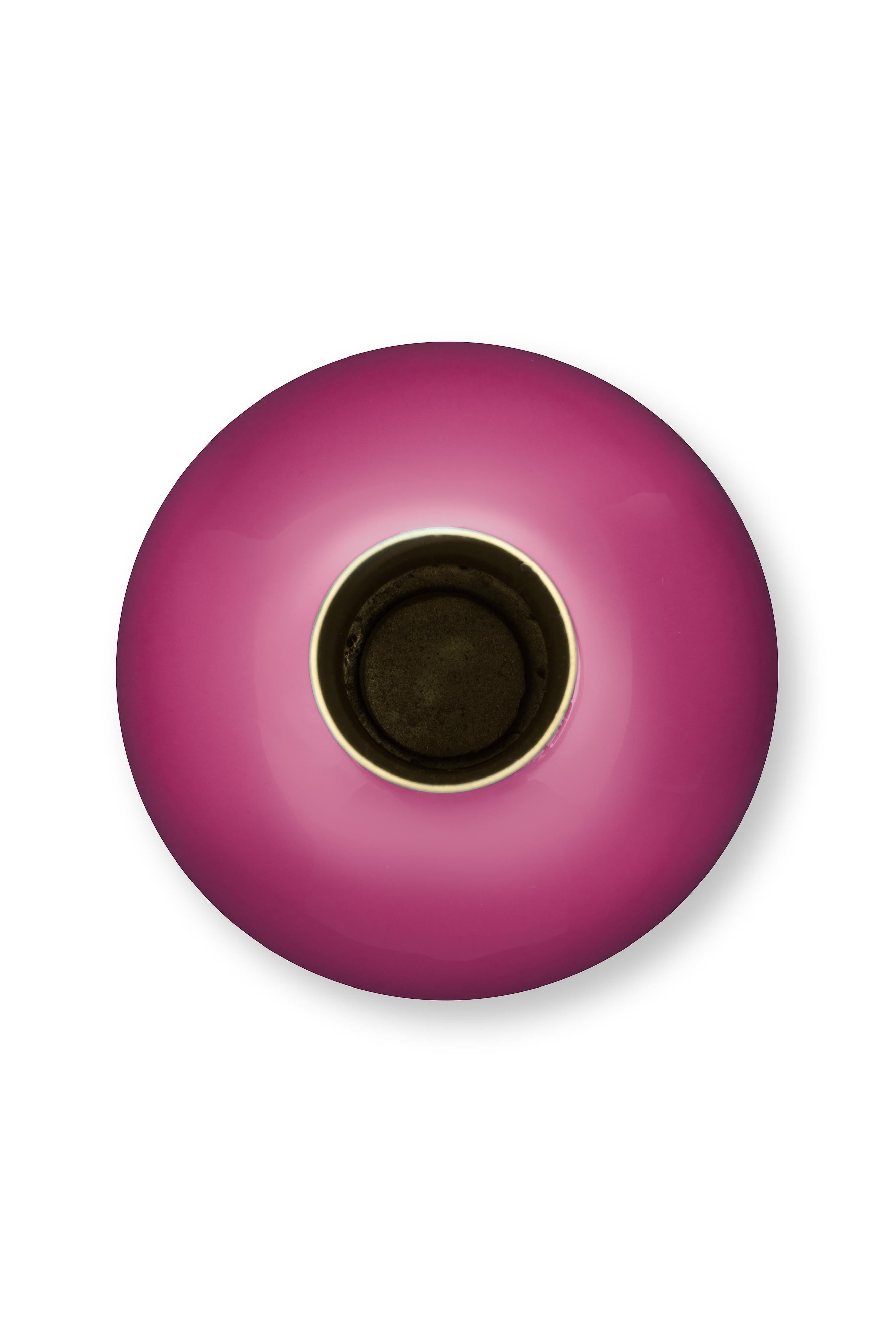 Ваза Metal Small Bright Pink, 15х26 см ракурс 3