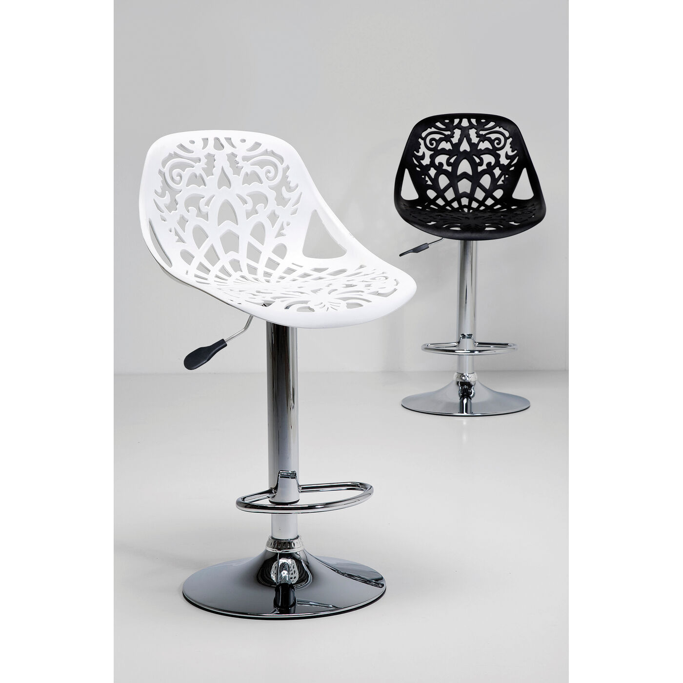 Стул барный Ornament White ракурс 7