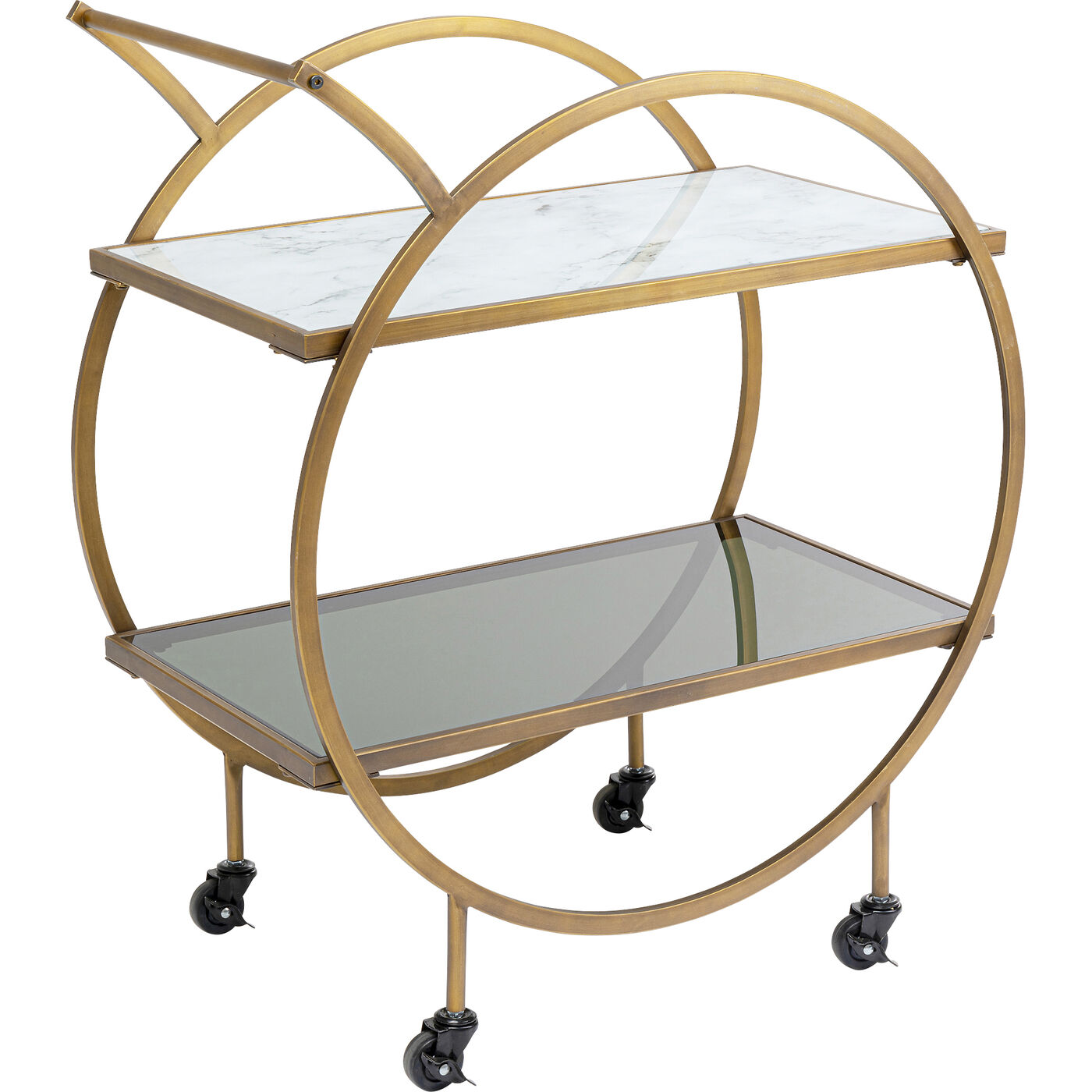 Стол сервировочный Loft Brass ракурс 13
