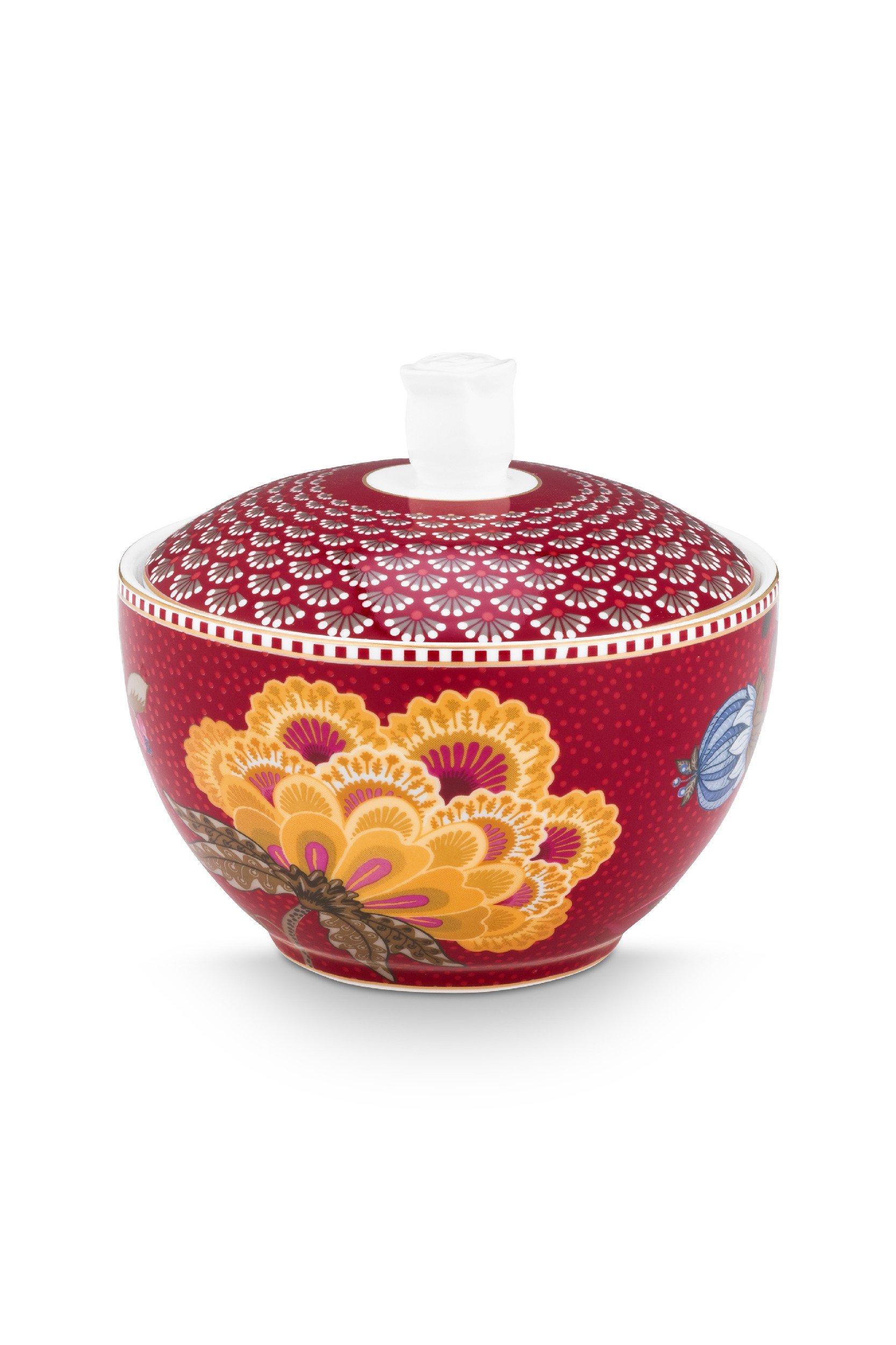 Сахарница Blooming Tales Fantasy Dark Red ракурс 3