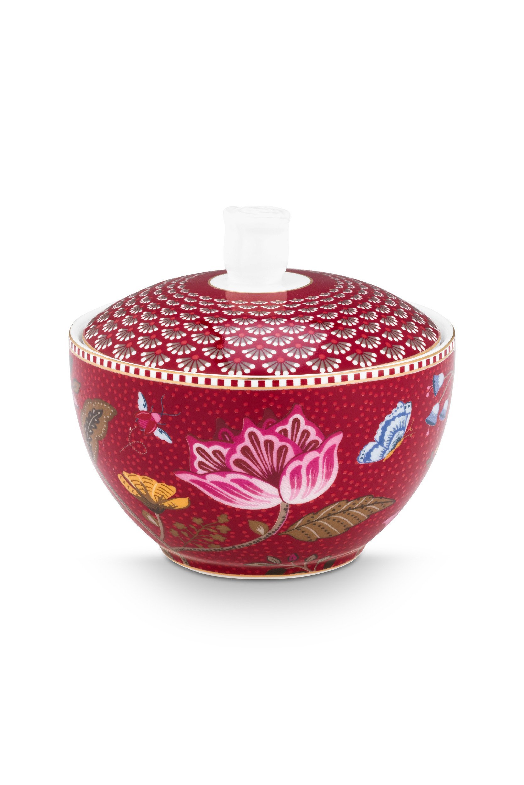 Сахарница Blooming Tales Fantasy Dark Red ракурс 2