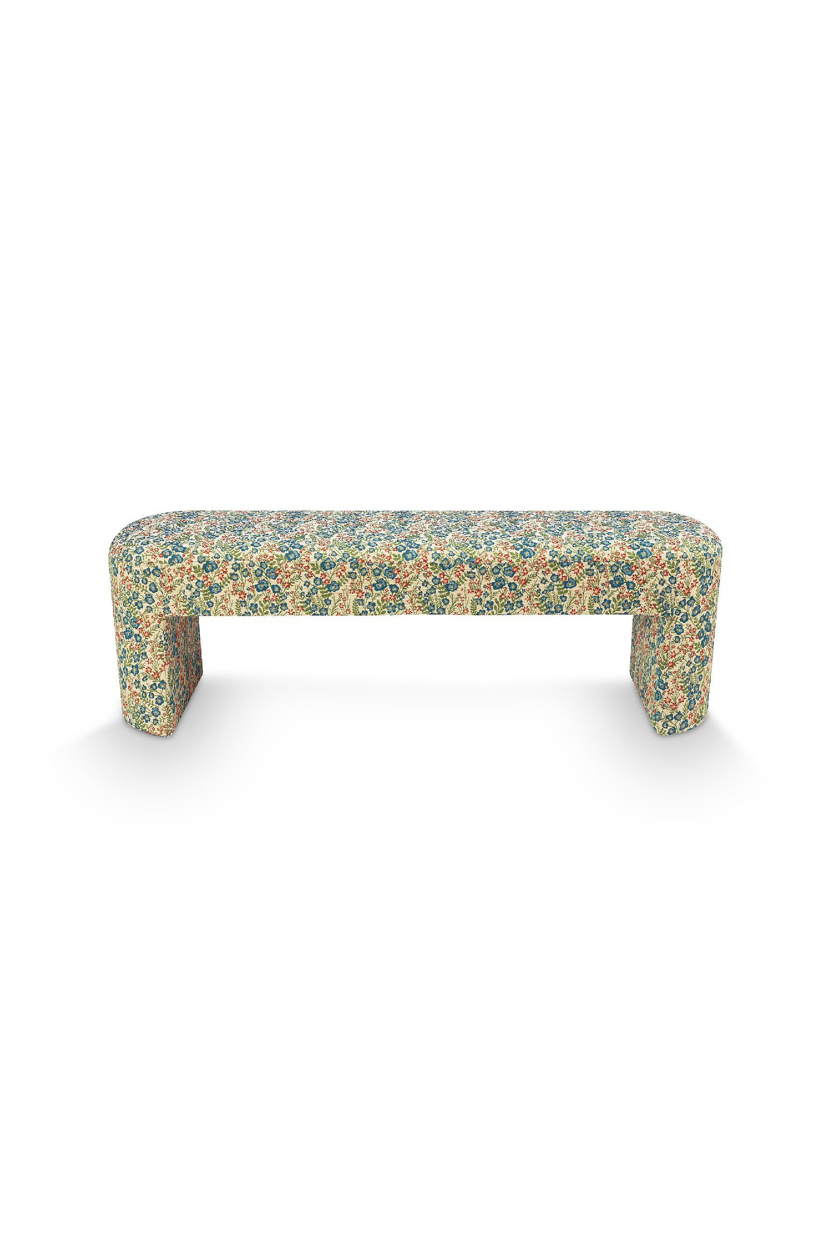 Скамья Poppy Jacquard Blue ракурс 3