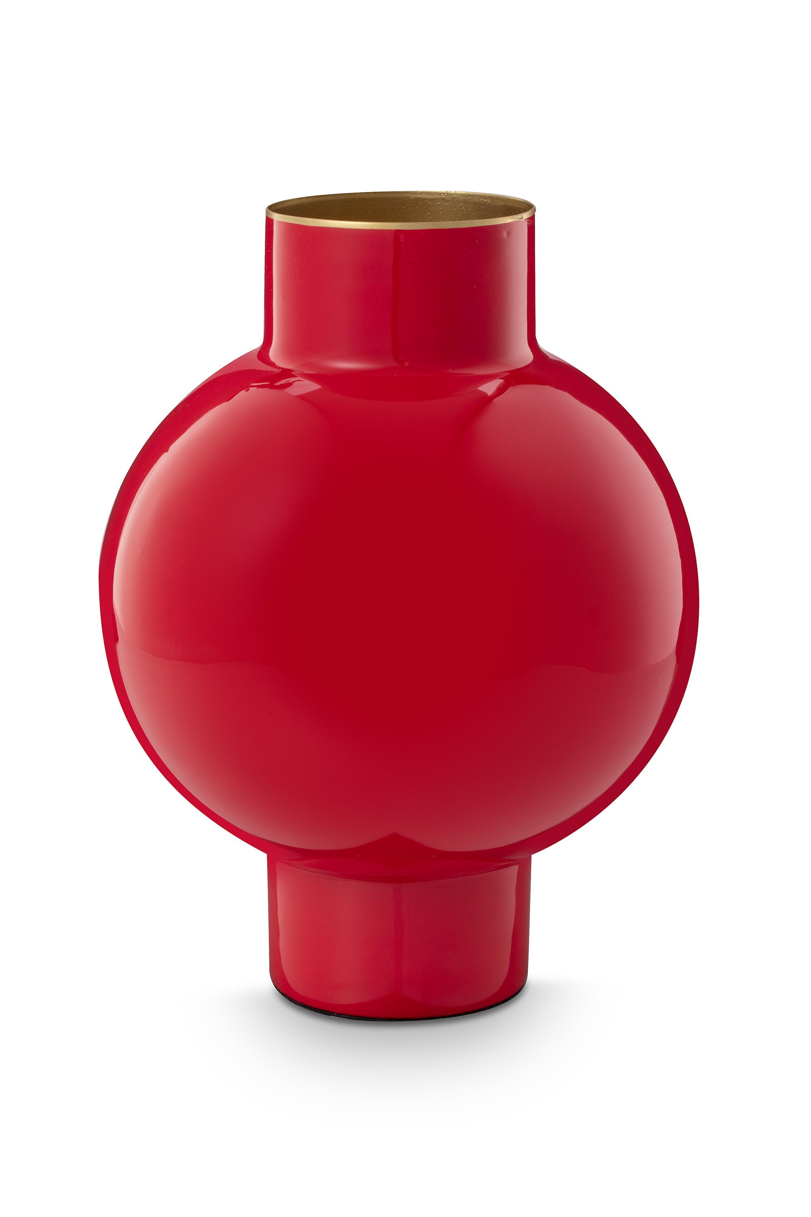 Ваза Metal Small Red, 18х24 см ракурс 2