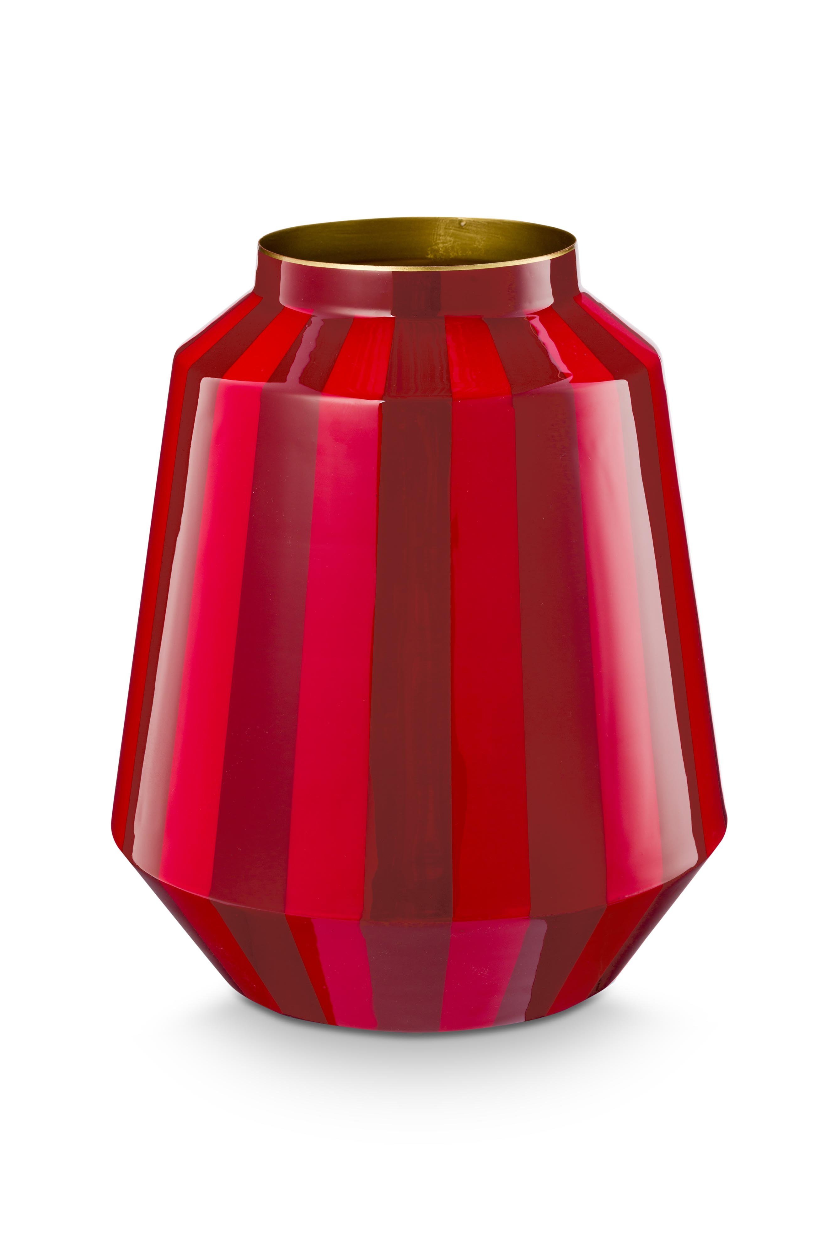 Ваза Metal Stripes Dark-Red, 24х29 см, 8,5 л