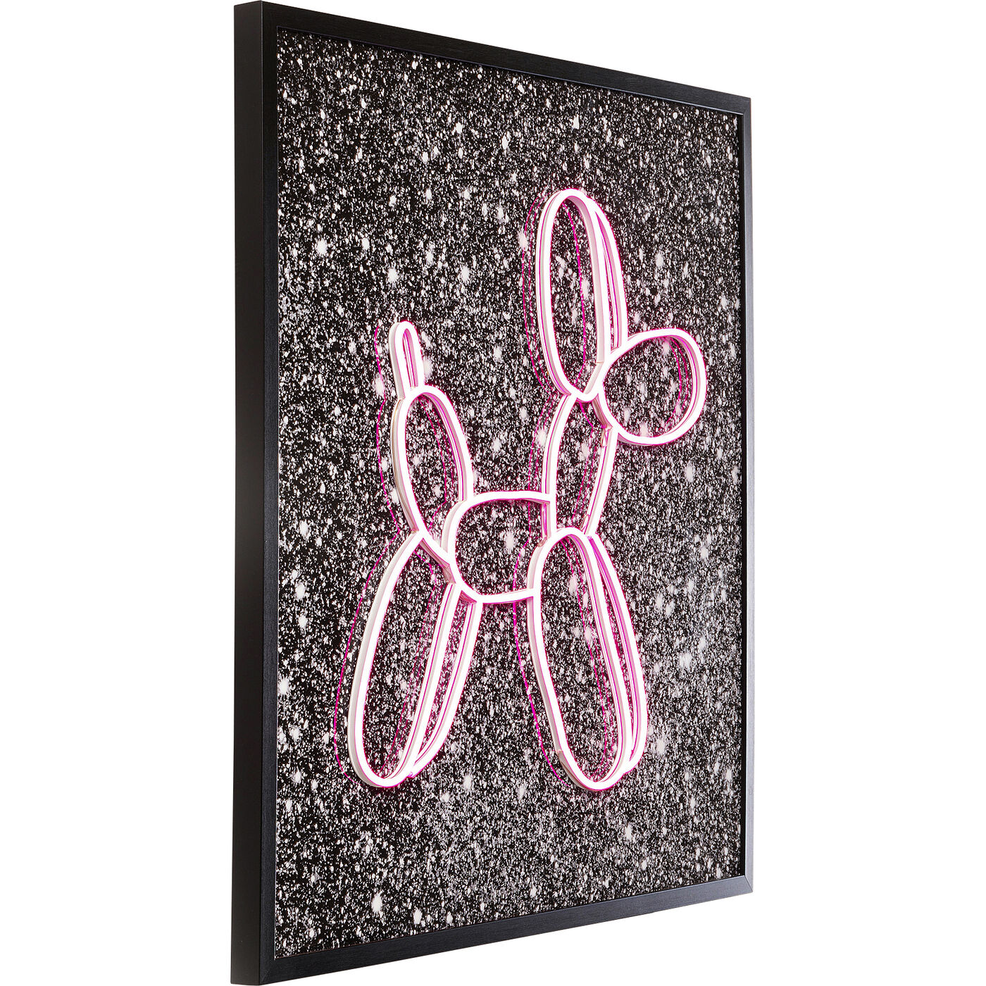 Картина стеклянная Balloon Dog led ракурс 6