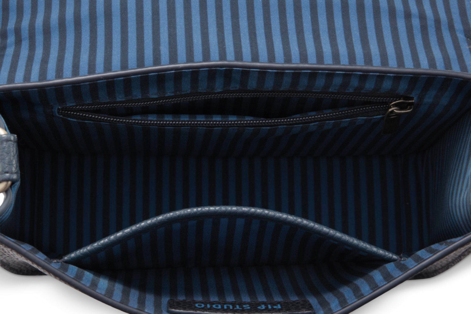 Сумка кросс-боди маленькая Fenna Cross Il Ricamo Dark Blue, 1,3 л, 19х6х16 см