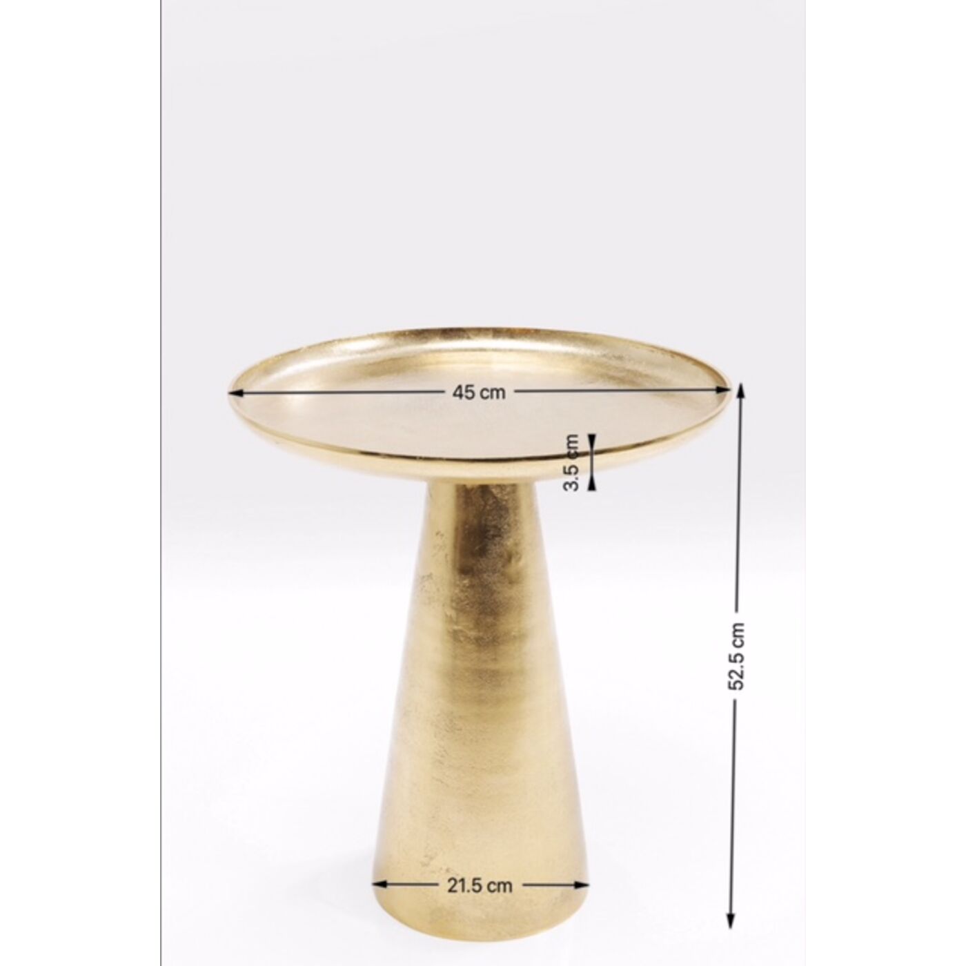 Столик приставной Uno Brass ракурс 4