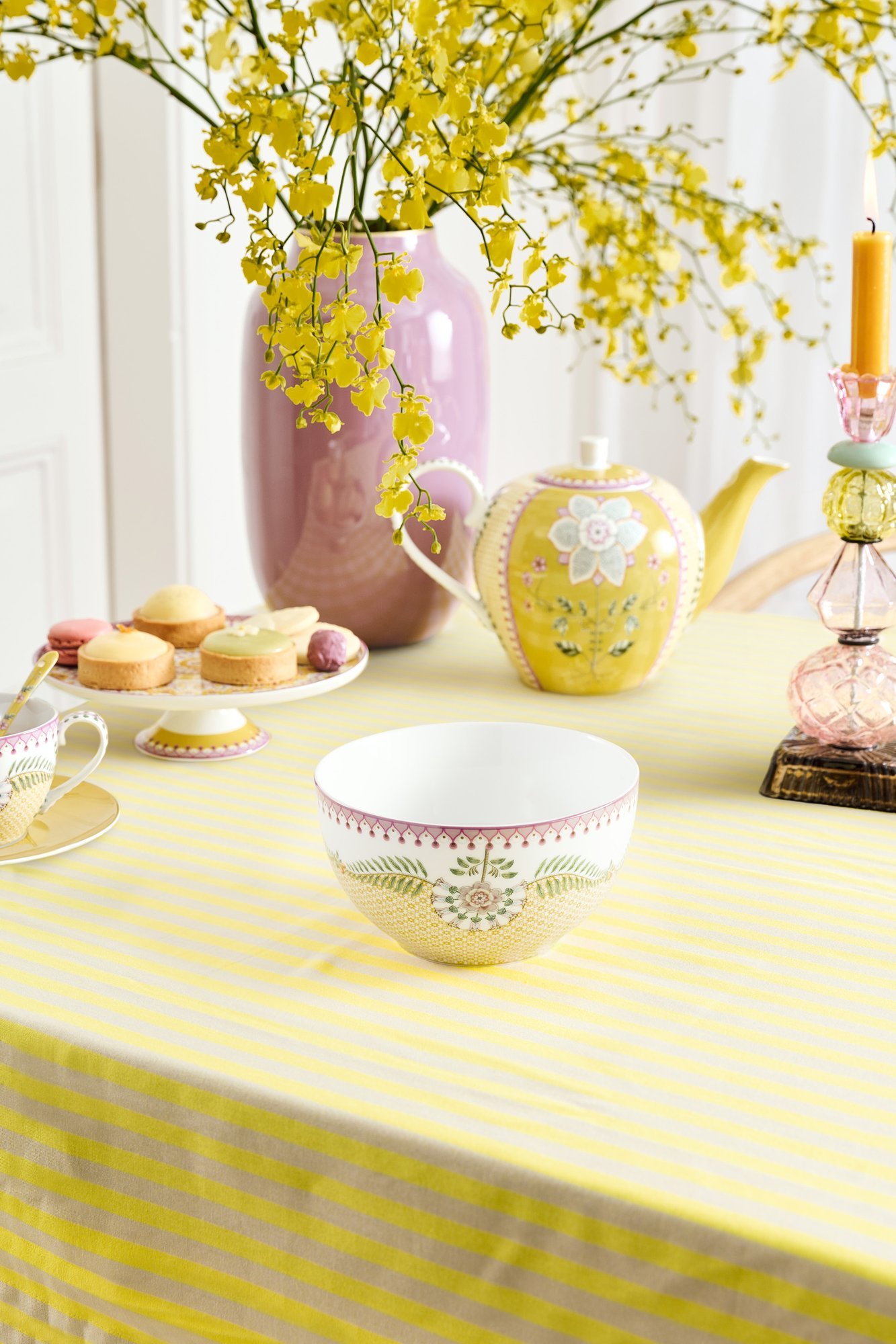 Набор пиал (2 шт.) Lily&Lotus Tiles Yellow, Ø15 см