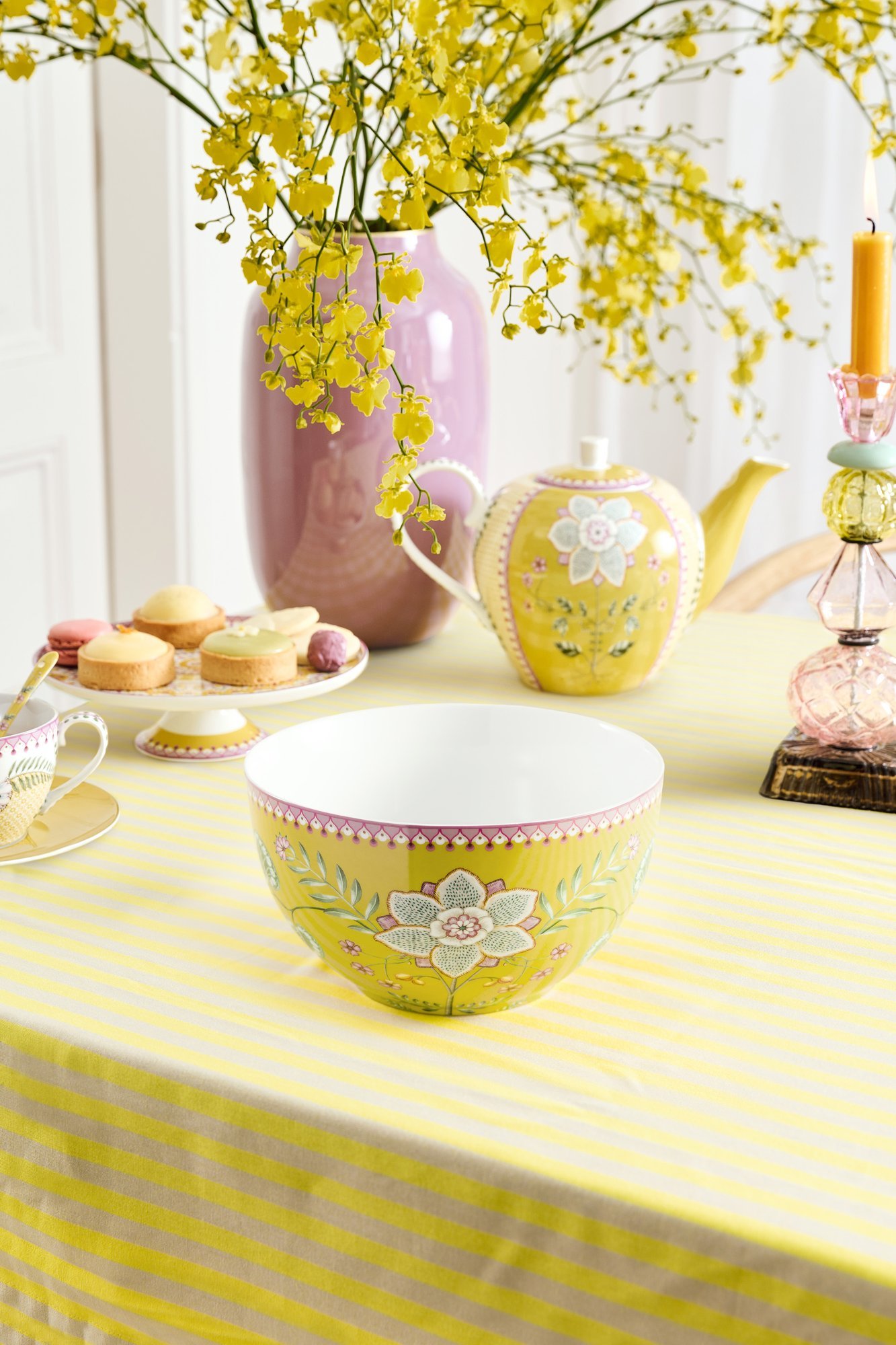 Набор пиал (2 шт.) Lily&Lotus Yellow, Ø18 см
