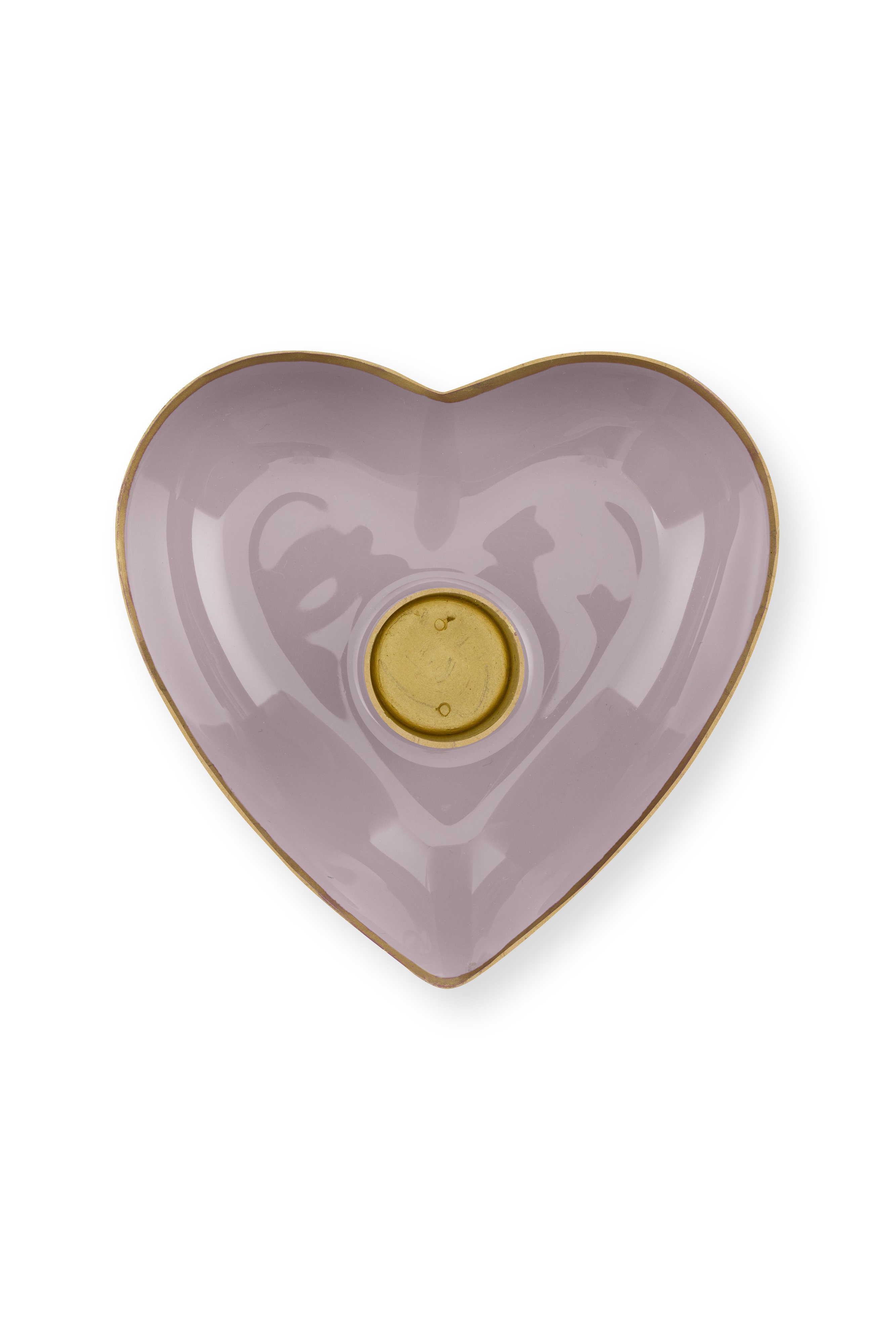 Набор подсвечников в форме сердца (2 шт.) Metal Heart Lilac ракурс 3