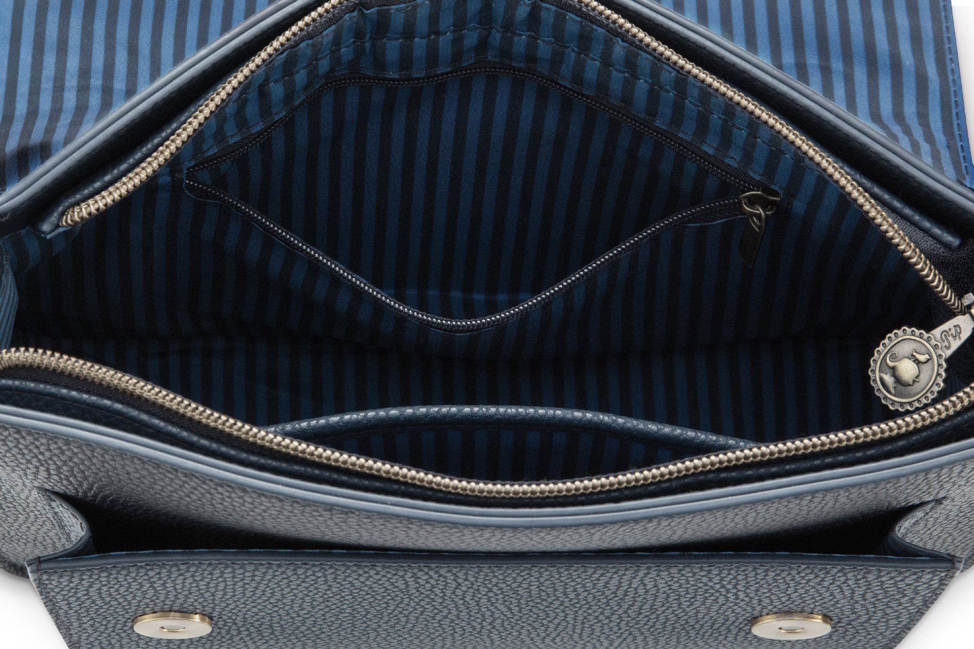 Сумка средняя Fenna Cross Il Ricamo Dark Blue, 2 л, 25х7х20 см