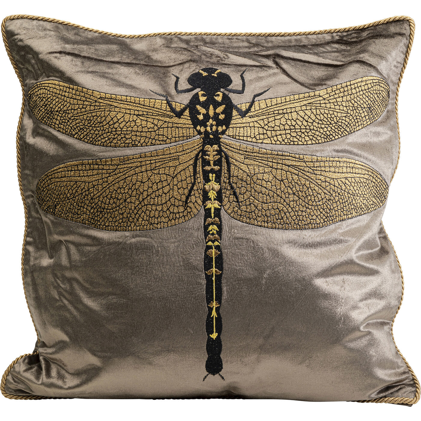 Подушка Glitter Dragenfly Green, 40x40 см
