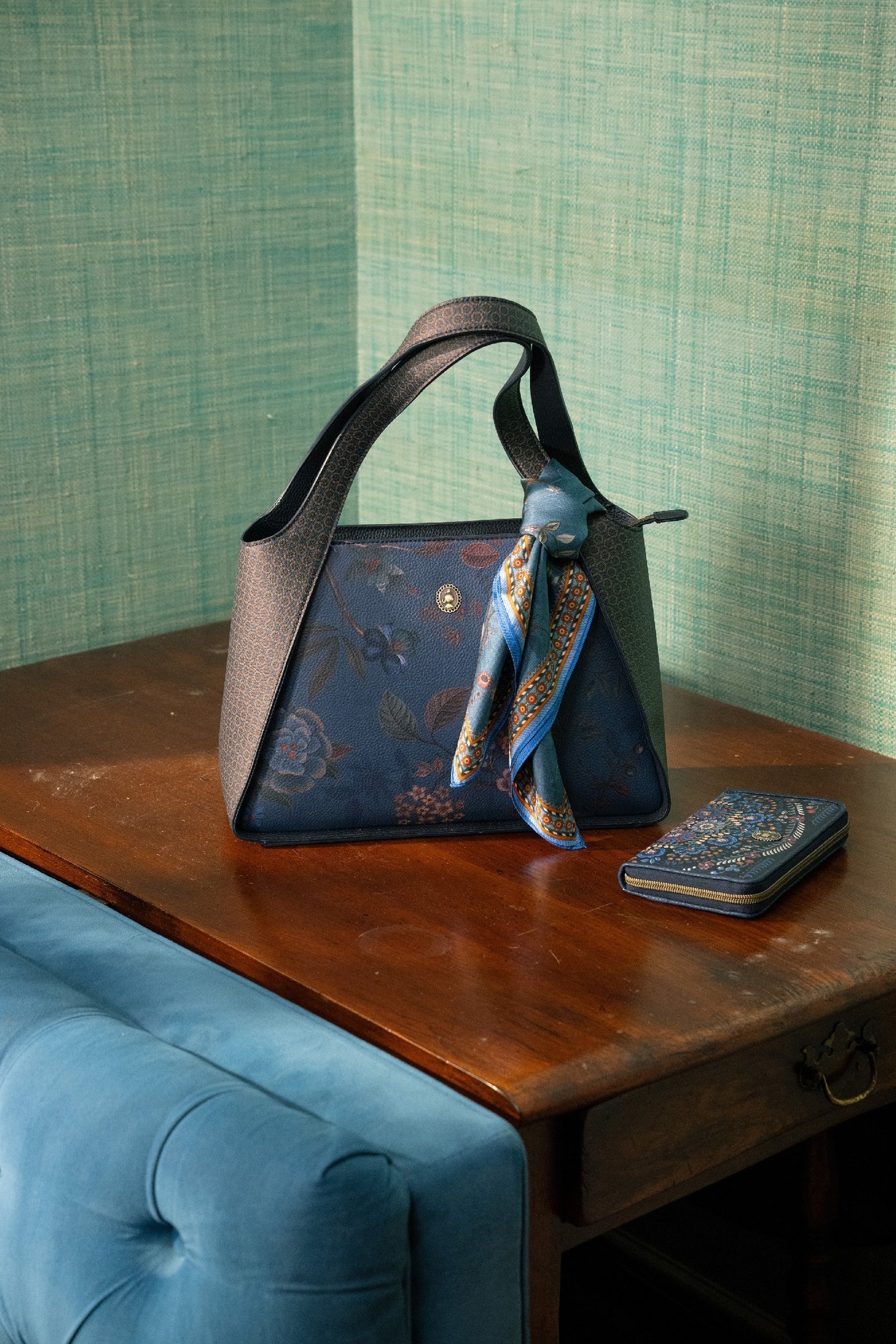 Кошелек Willow Il Ricamo Dark Blue ракурс 5