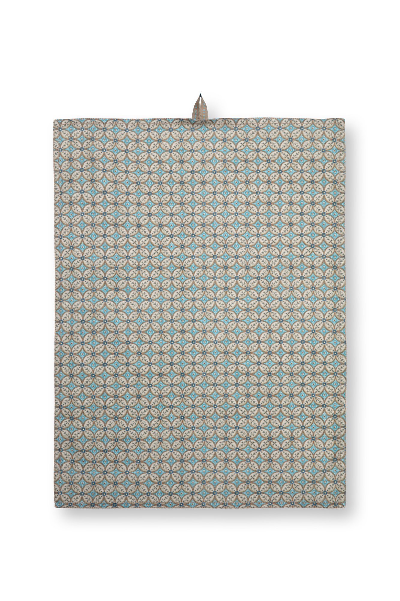 Набор полотенец кухонных (2 шт.) Blooming Tales Bustani-Pashmina Khaki-Blue ракурс 6