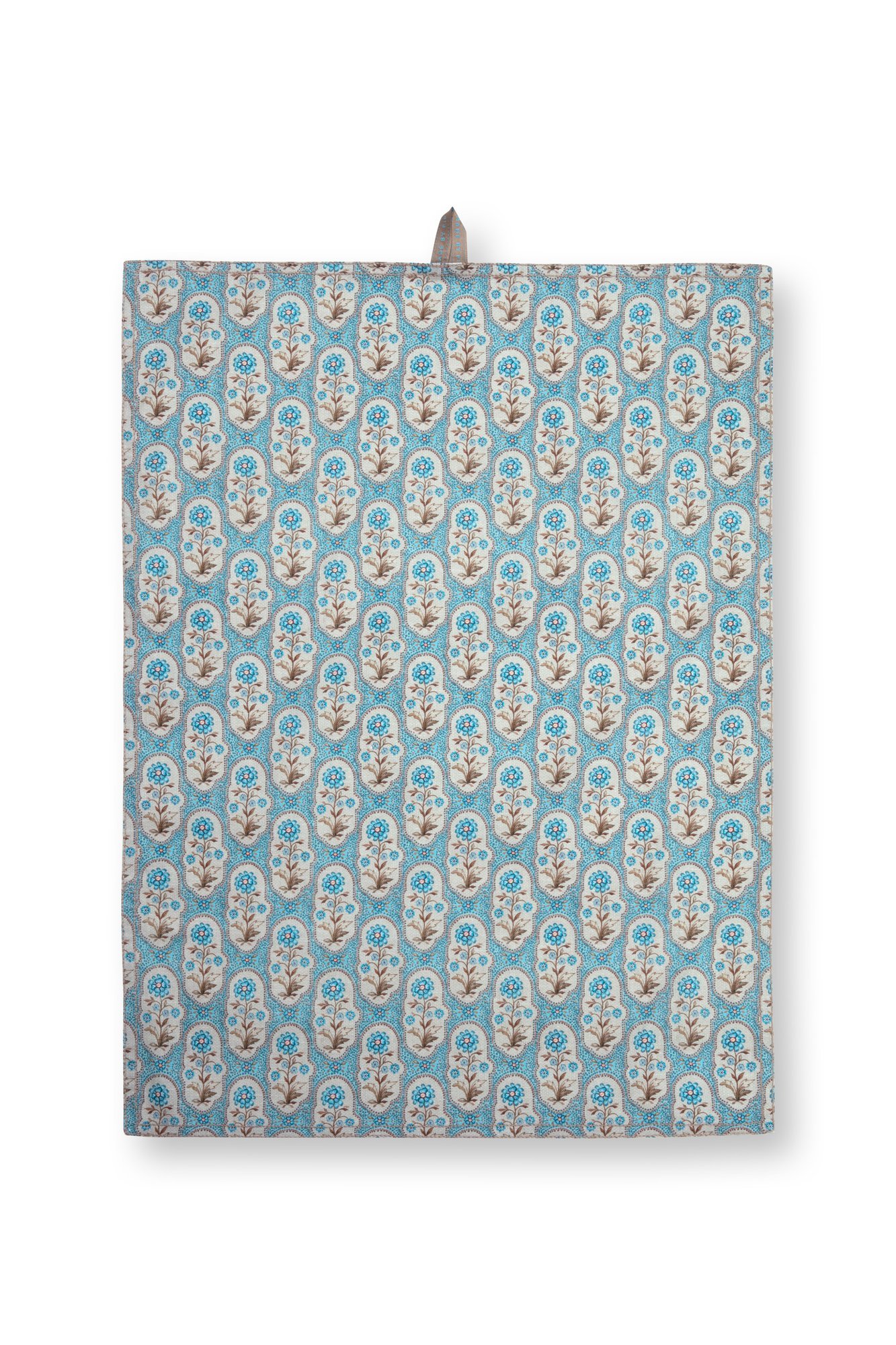 Набор полотенец кухонных (2 шт.) Blooming Tales Bustani-Pashmina Khaki-Blue ракурс 3