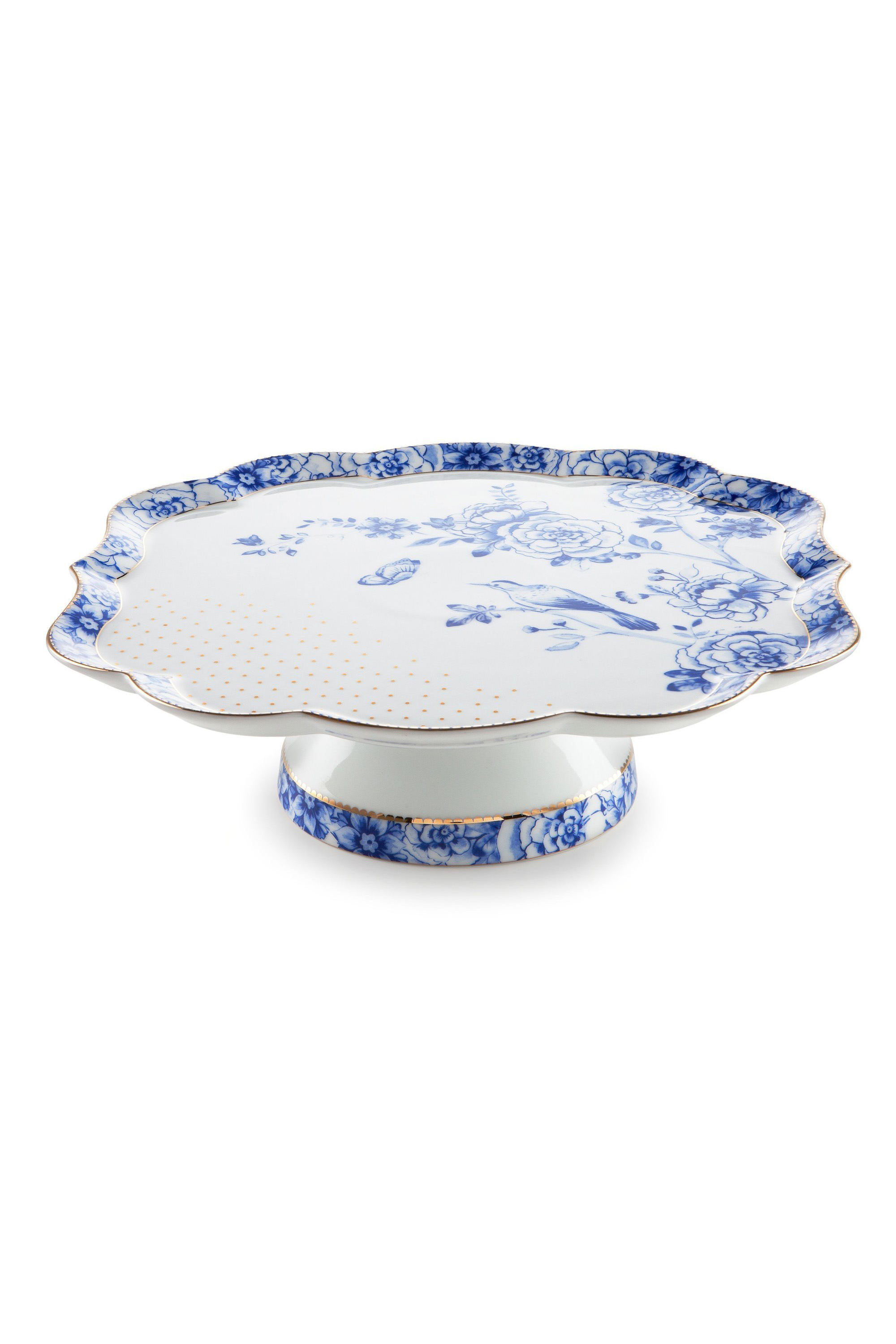 Блюдо для торта на ножке Royal White ракурс 2
