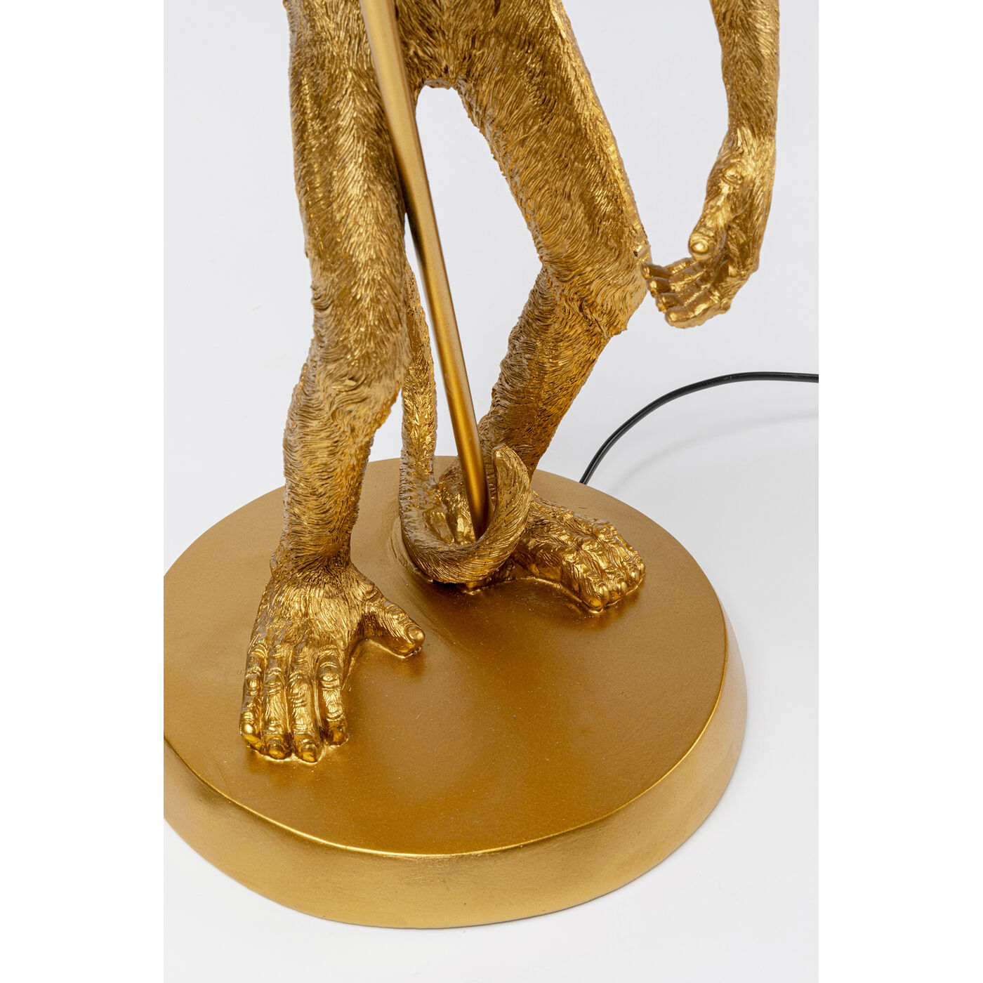 Светильник настольный Animal Standing Monkey Gold ракурс 3