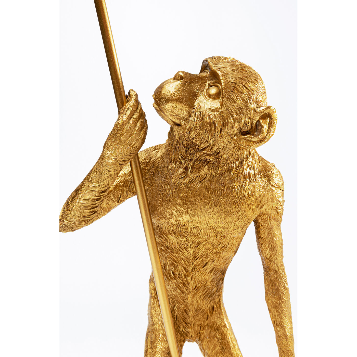 Светильник настольный Animal Standing Monkey Gold ракурс 4