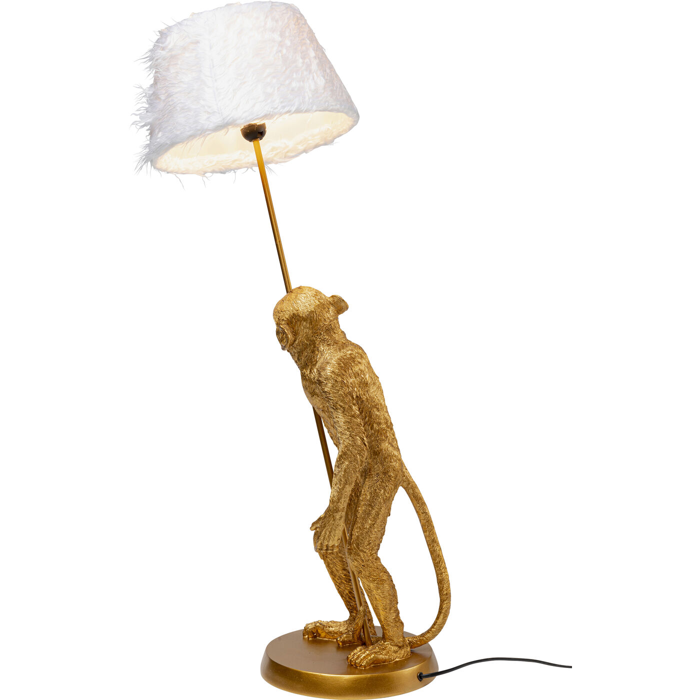 Светильник настольный Animal Standing Monkey Gold ракурс 8