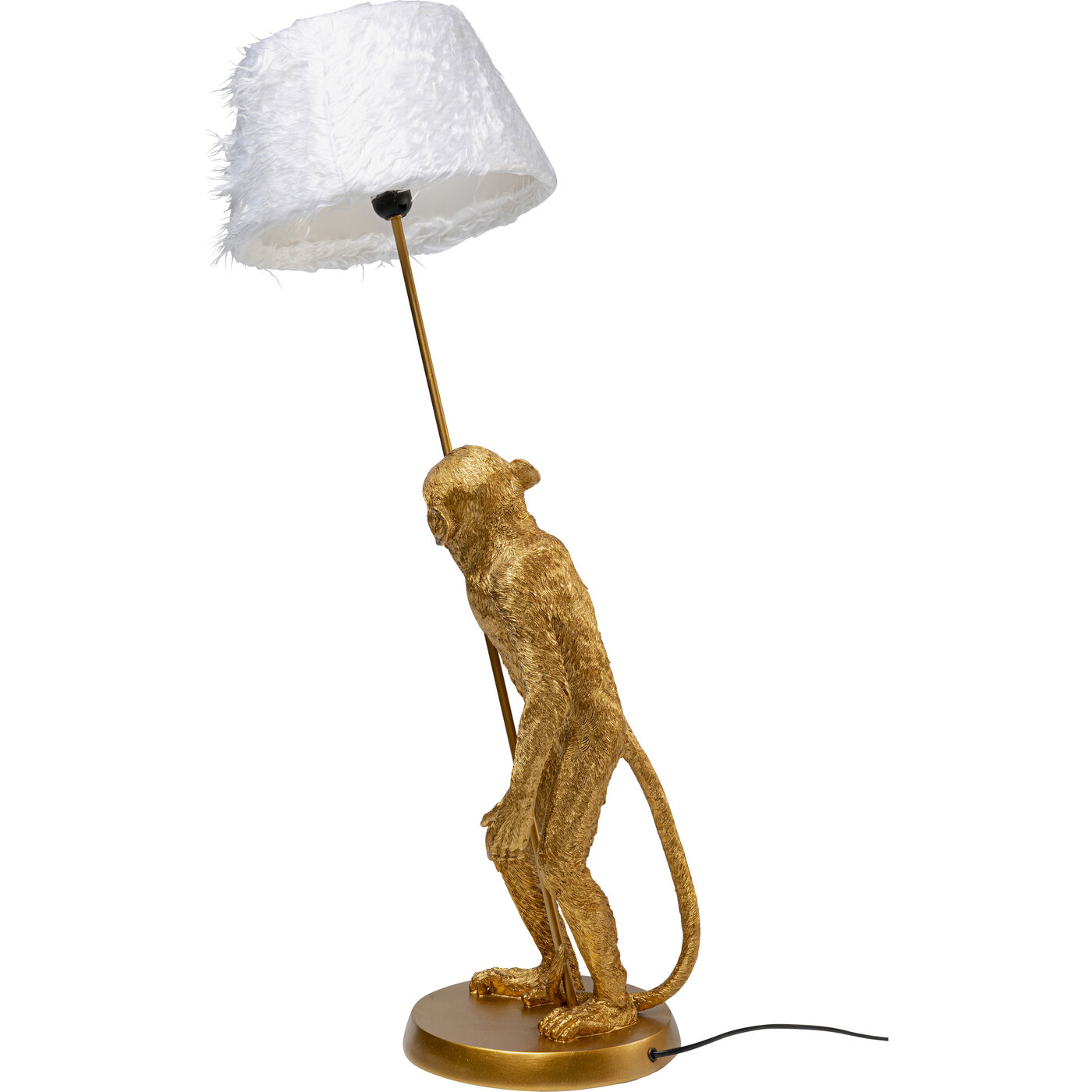 Светильник настольный Animal Standing Monkey Gold ракурс 9