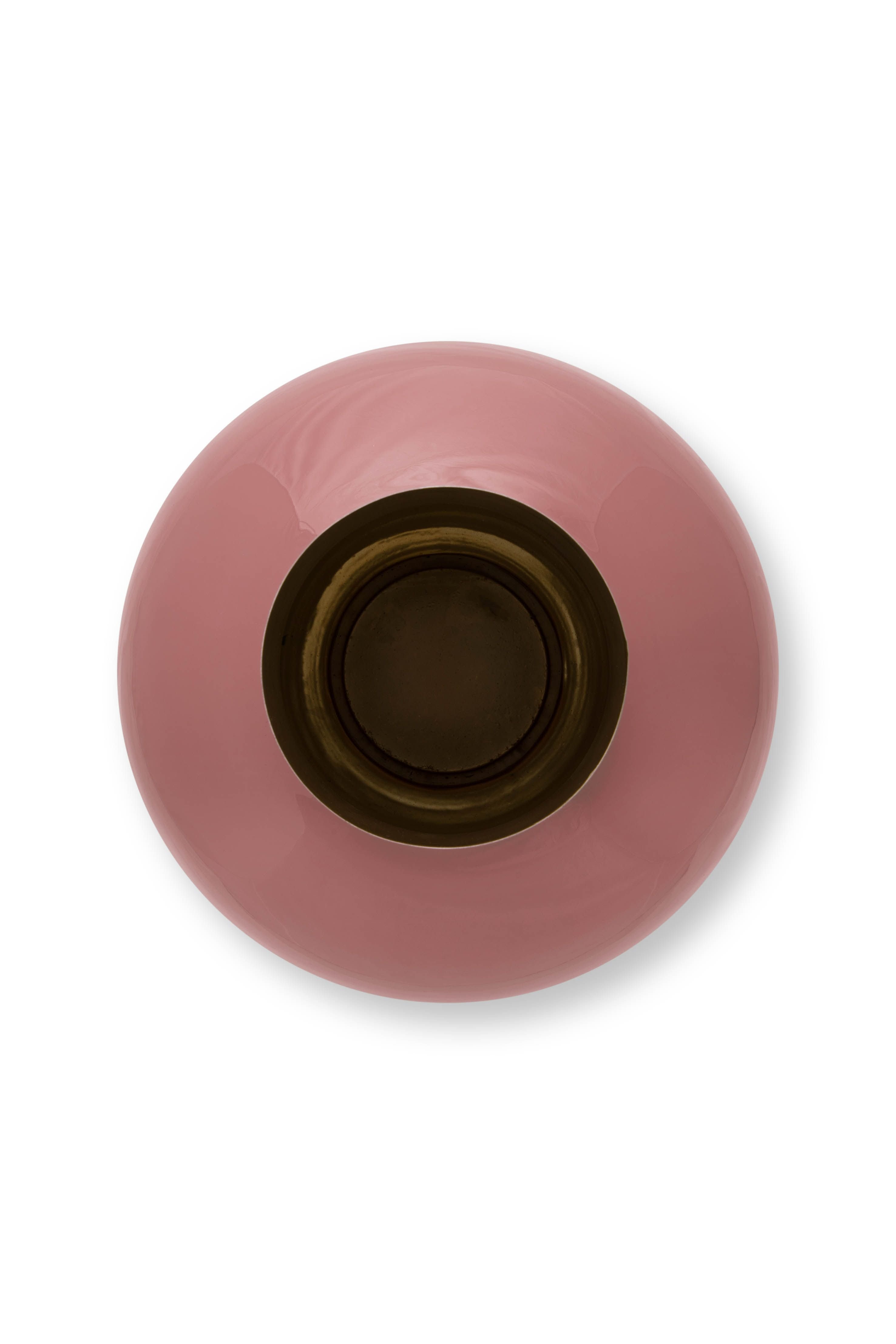 Ваза Metal Large Old Pink, 31,5х42 см ракурс 3