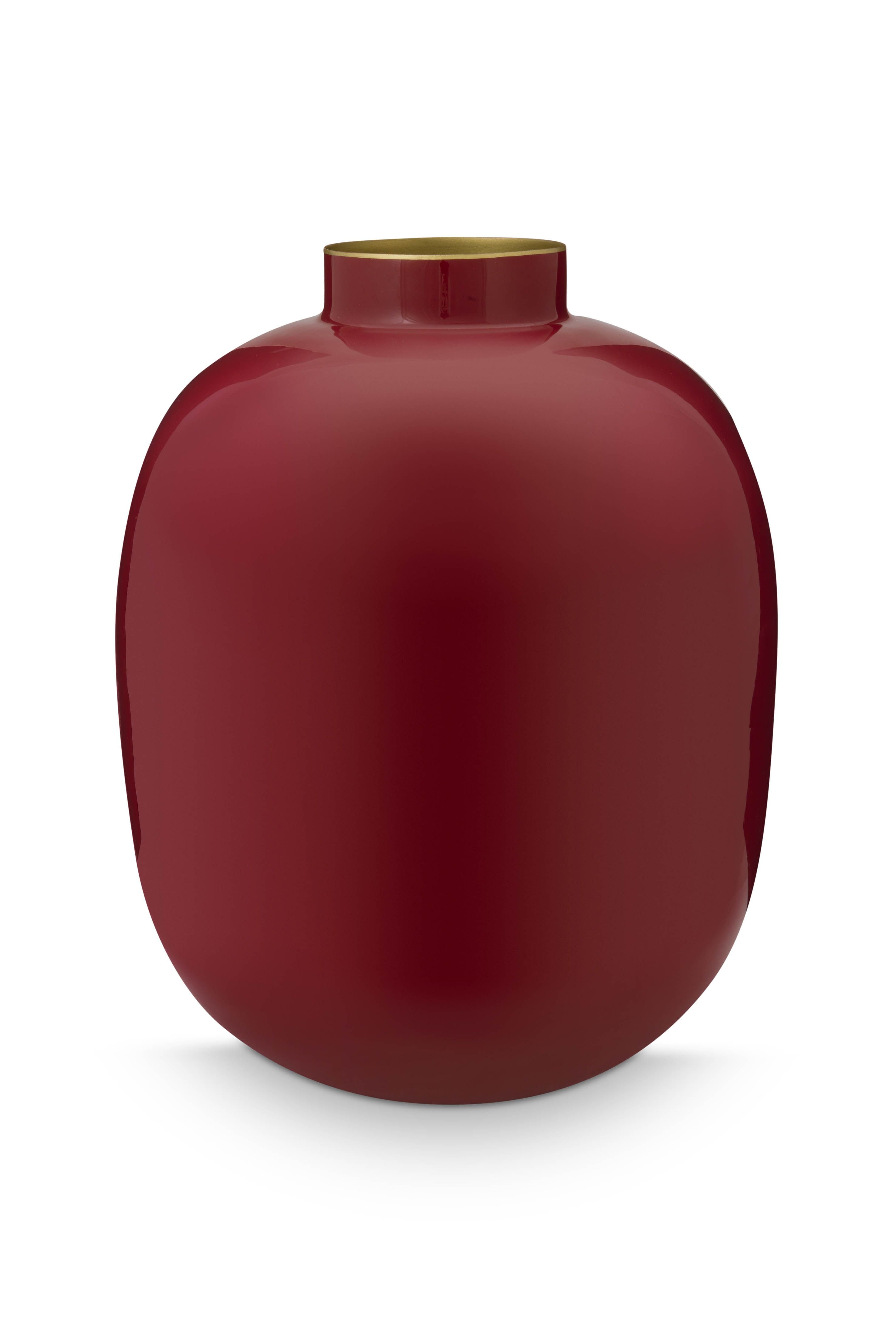 Ваза Metal Dark Red, 25х32 см ракурс 2