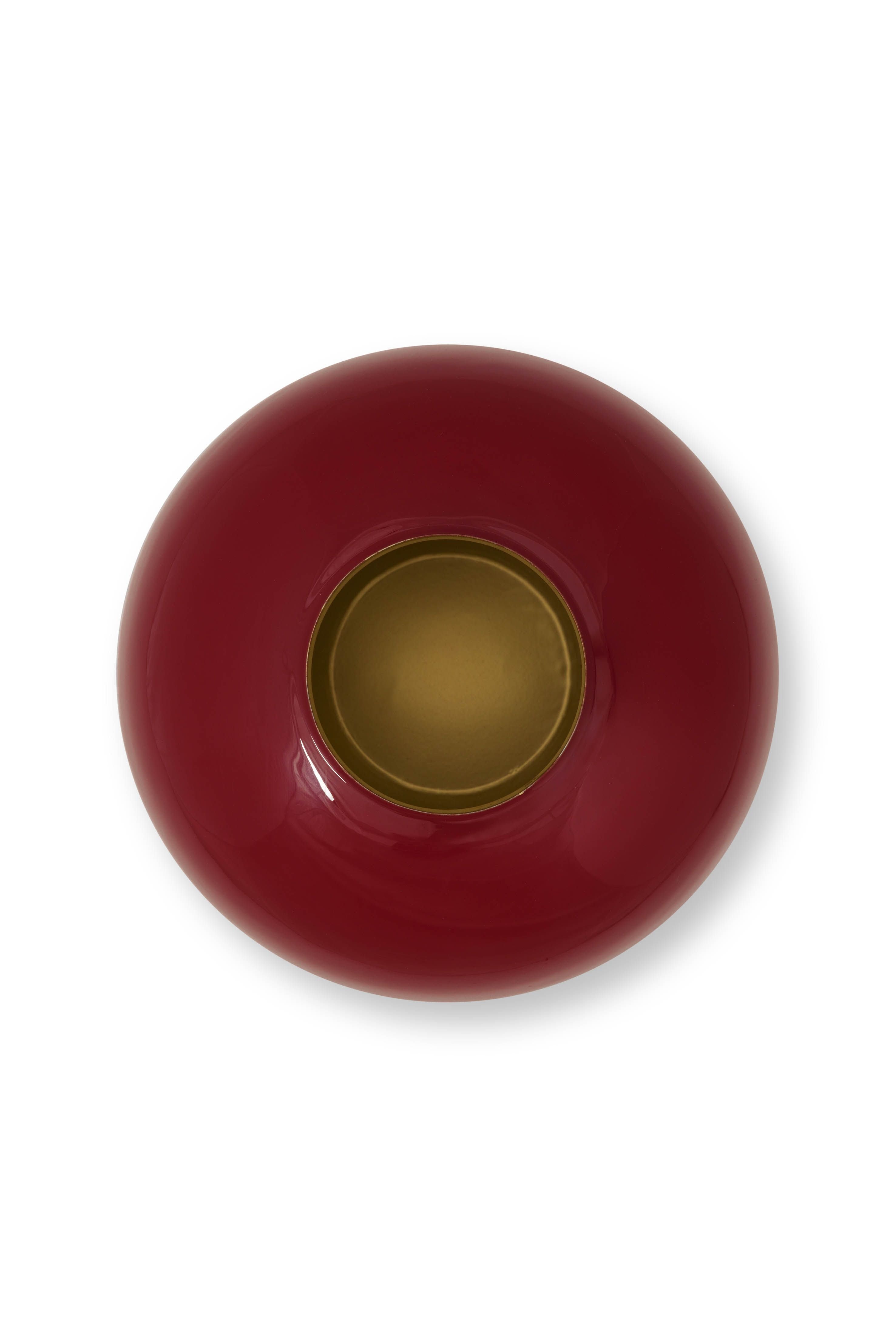 Ваза Metal Dark Red, 25х32 см ракурс 3