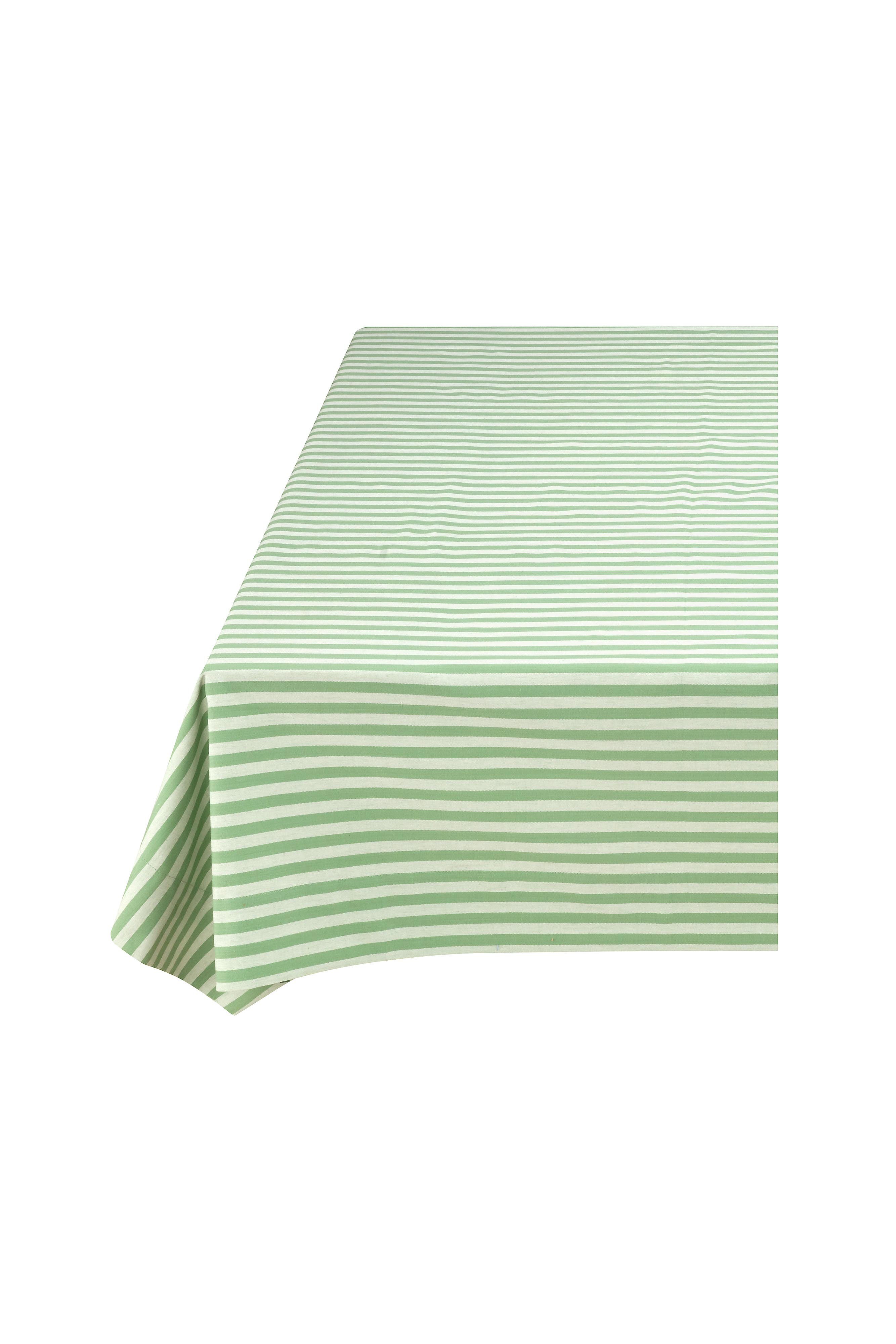 Скатерть Stripes Light Green ракурс 2