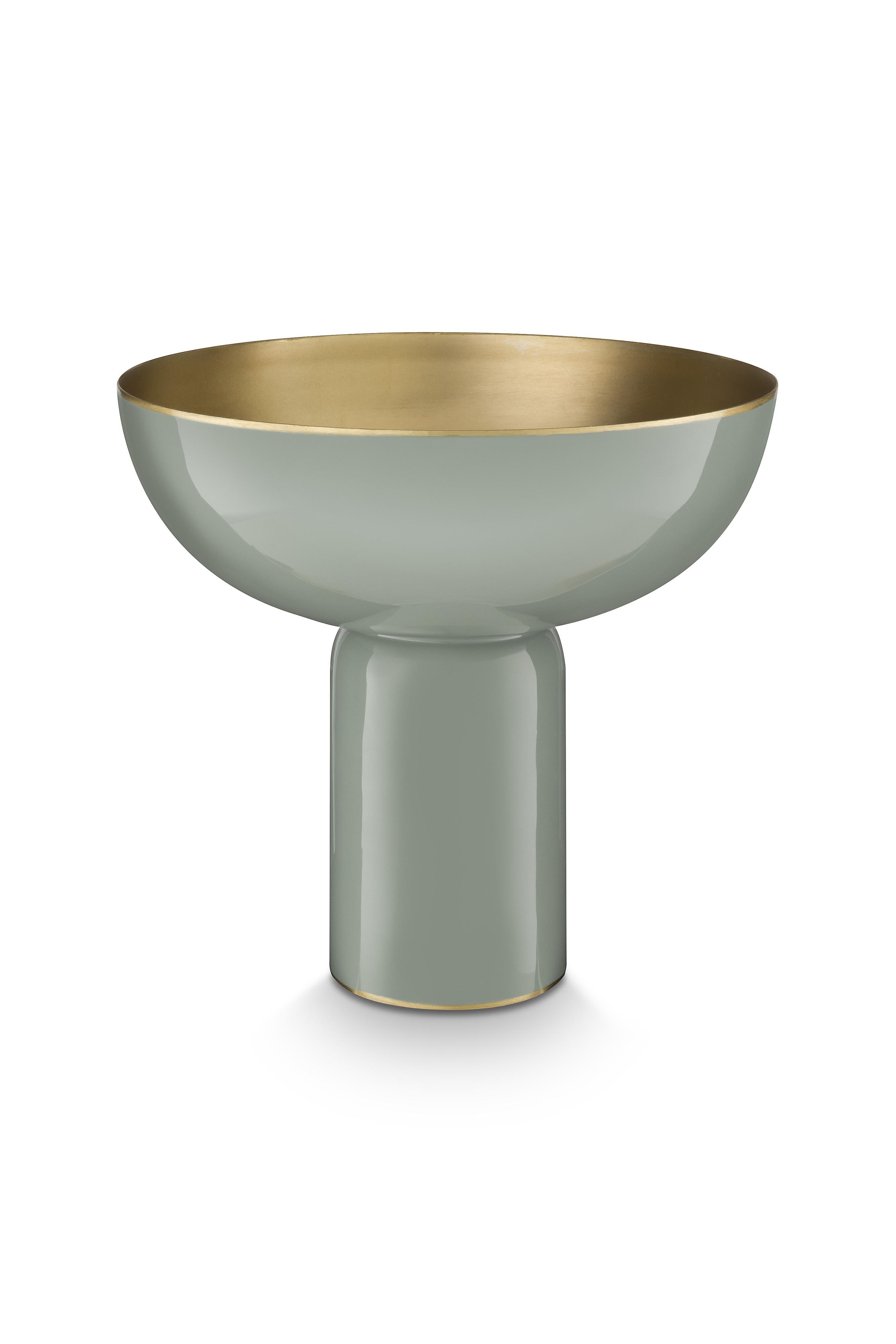 Поднос на ножке Metal Green ракурс 2