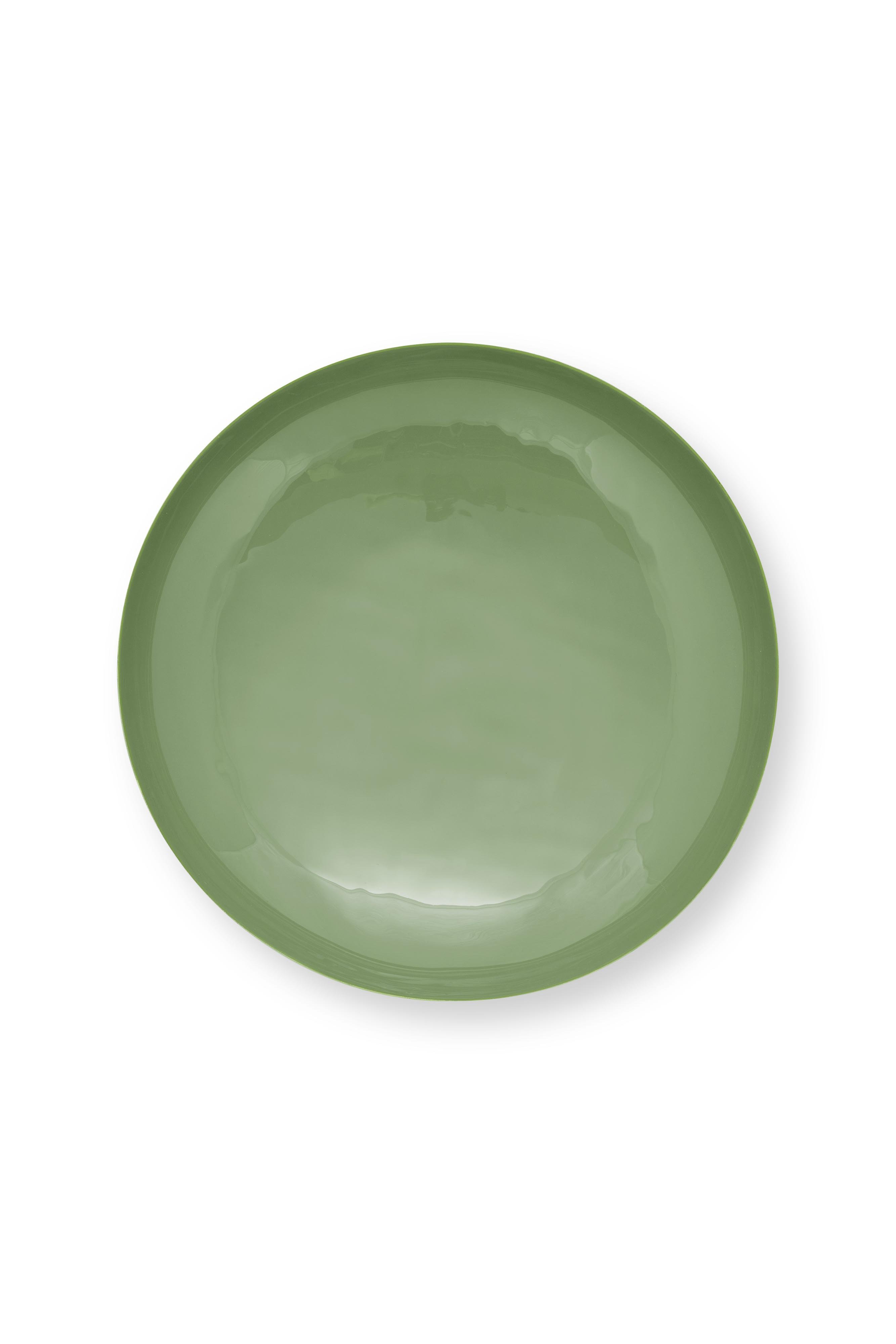 Поднос на ножке Metal Mid Green ракурс 3
