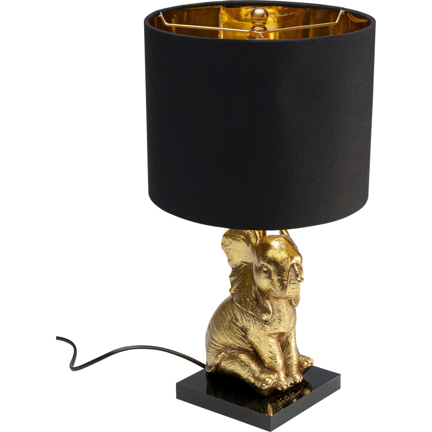 Светильник настольный Sitting Elephant Gold ракурс 8