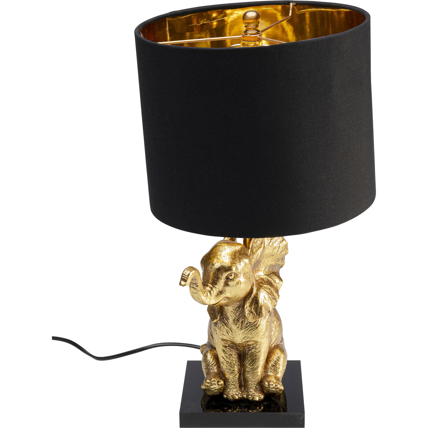 Светильник настольный Sitting Elephant Gold ракурс 9