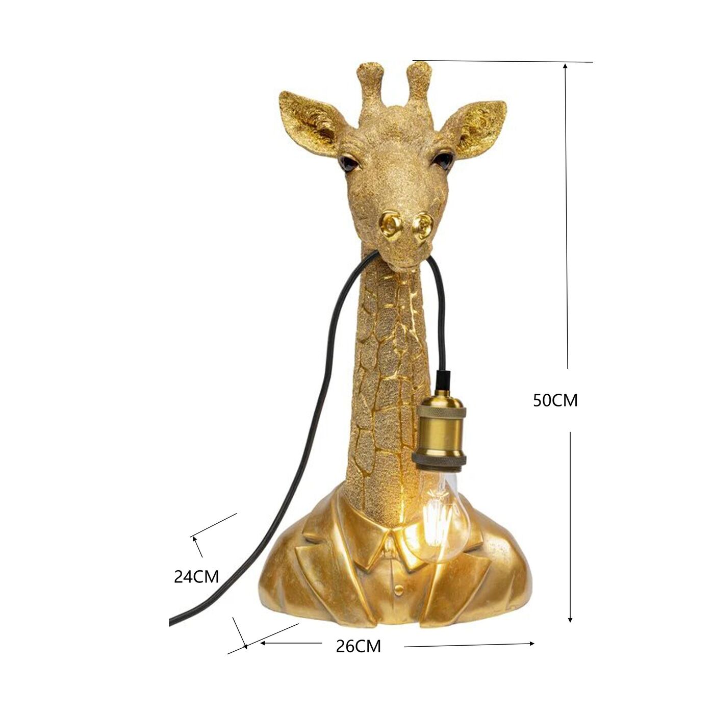 Светильник настольный Animal Giraffe Gold ракурс 6
