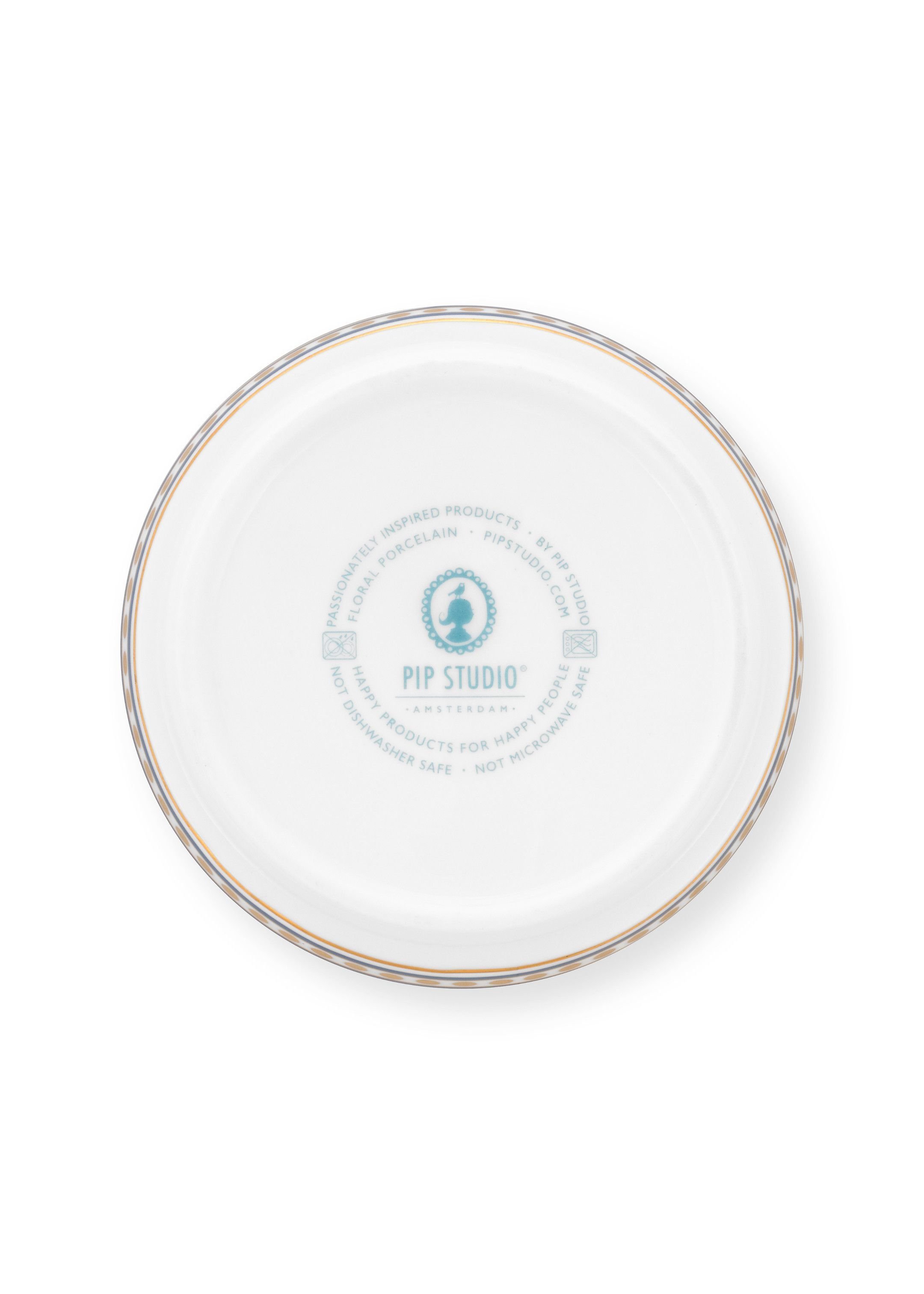 Набор блюдец для чайных пакетиков (2 шт. по Ø9 см) Flower Festival Light Blue ракурс 5