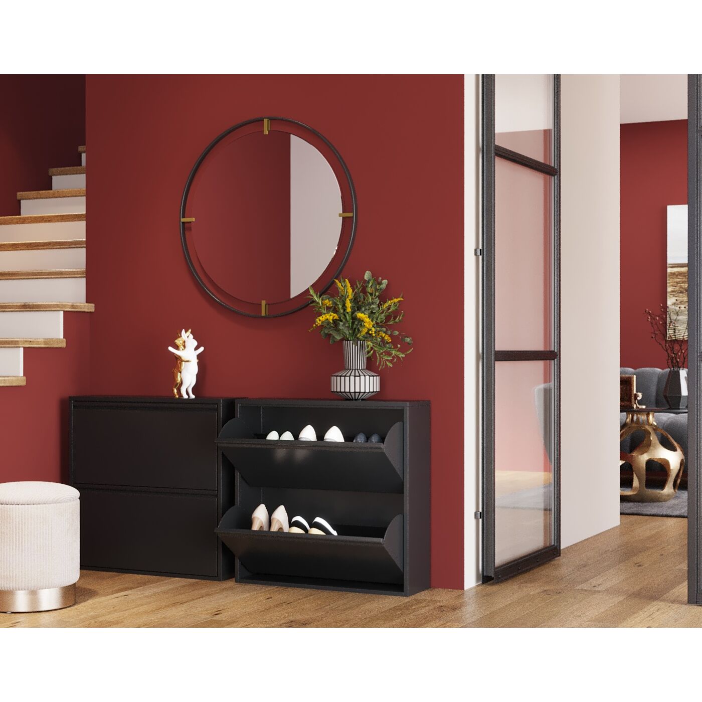 Обувница Caruso 2 Double Anthracite ракурс 11
