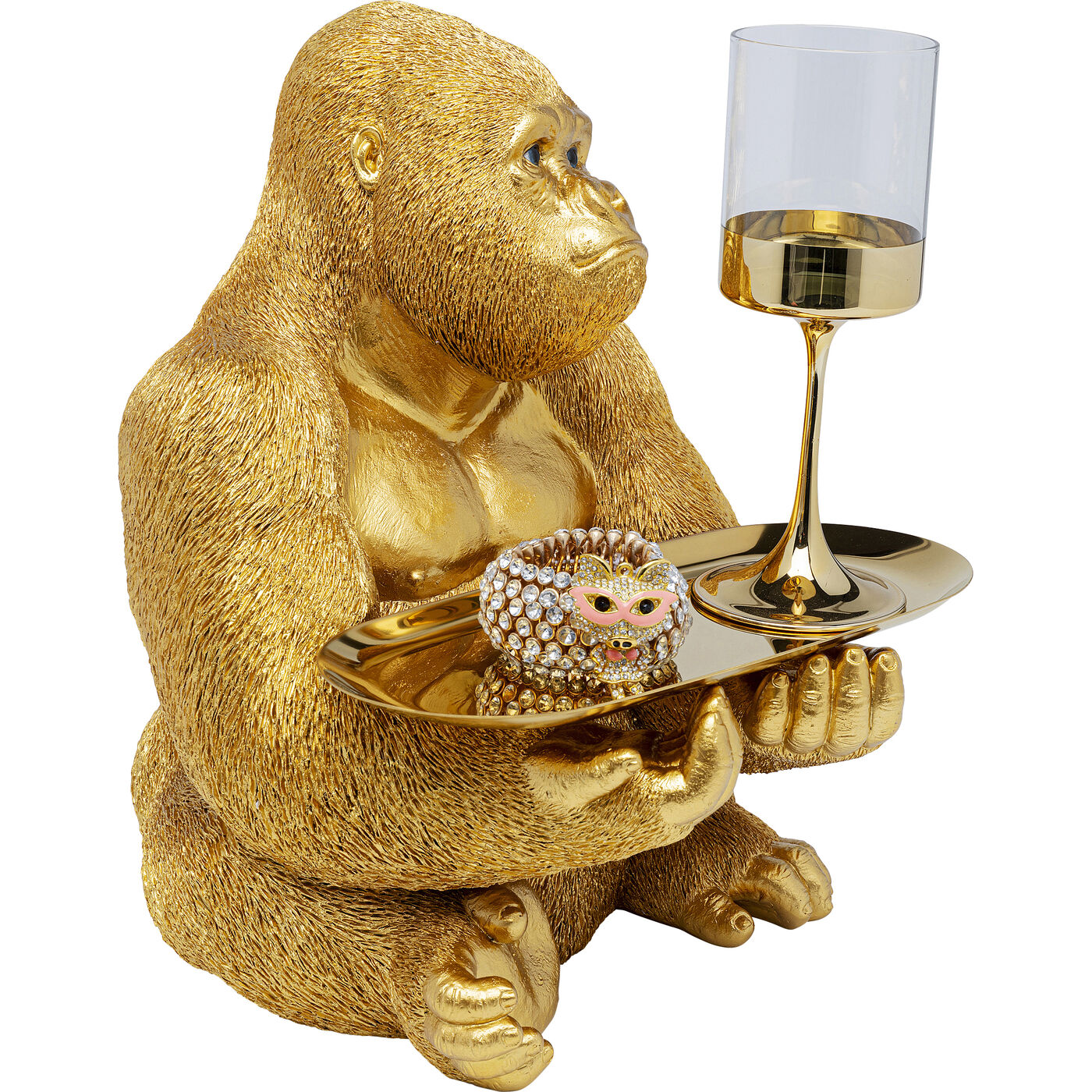 Фигура декоративная Gorilla Butler ракурс 6