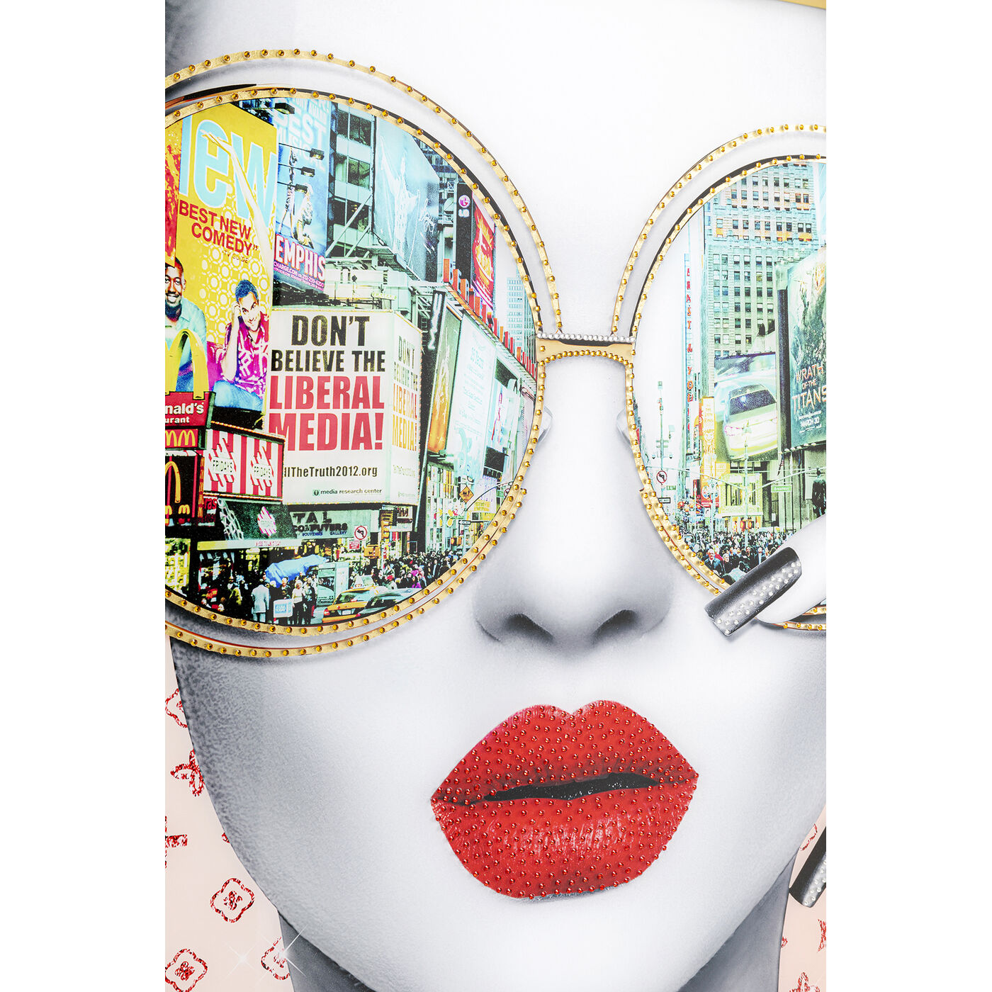 Картина в раме Times Square View ракурс 3