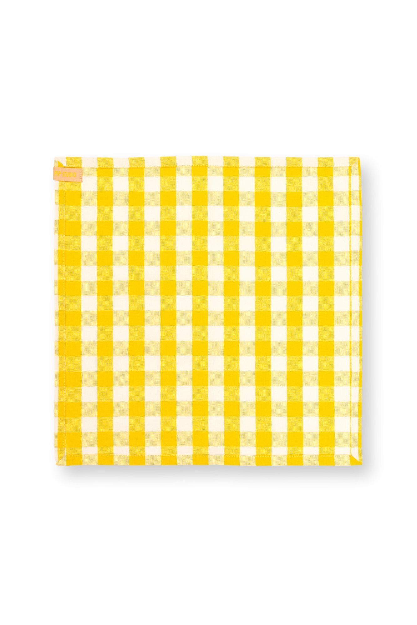 Набор салфеток сервировочных (4 шт.) Check Yellow ракурс 4