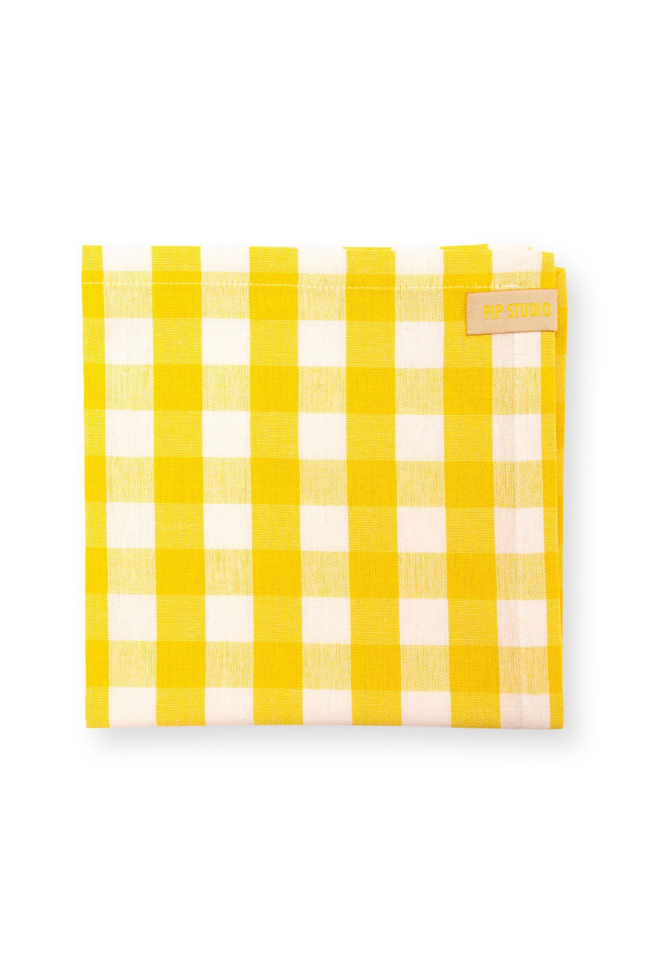 Набор салфеток сервировочных (4 шт.) Check Yellow ракурс 5